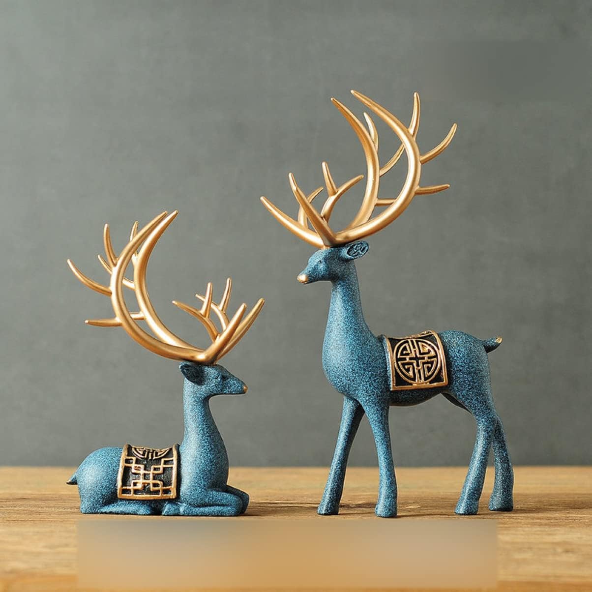 シカ　鹿　子鹿　オブジェ　置物　インテリア　工芸品　美術品　A1015 鹿の置物 工芸品 奈良お土産 インテリアの通販 by SR ｜ラクマ