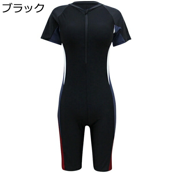 【25％OFFクーポン】競泳水着 レディース ワンピース M～2XL フィットネス 半袖 前開き 体型カバー 水着 女性 フィットネス水着 スイムウェア 可愛い スクール水着 温泉 旅行 水陸両用 競泳 練習用 スイミング スポーツ アリーナ トレーニング用