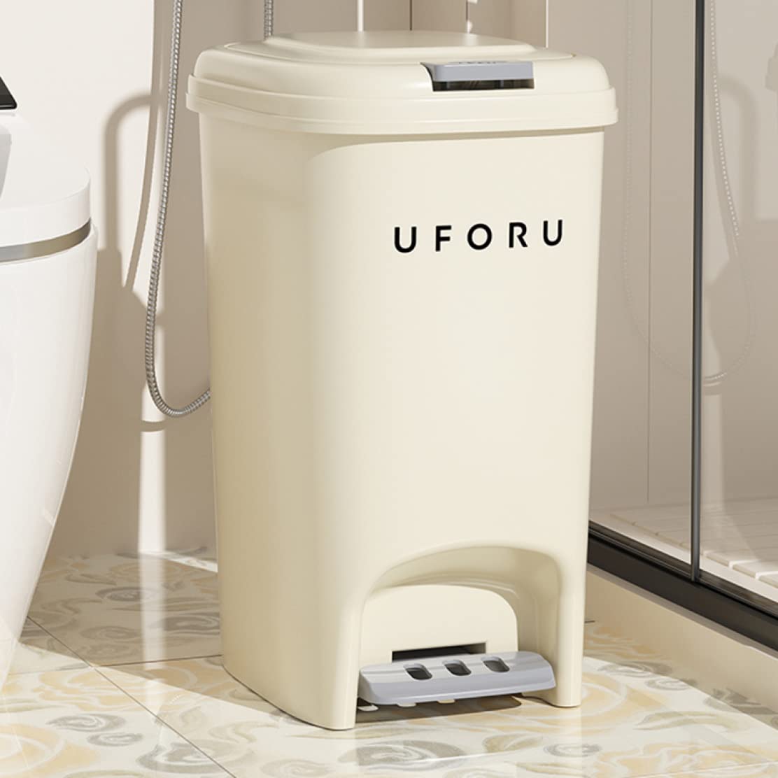 【25%OFFクーポン】ゴミ箱 ペダル ふた付き ゴミ袋が隠せる 分別 ペール トラッシュボックス ペダル式 和室 リビングルーム トラッシュカン リビングルーム おしゃれ 和室 は無臭で密閉 20L ゴミ箱 スリム キッチ