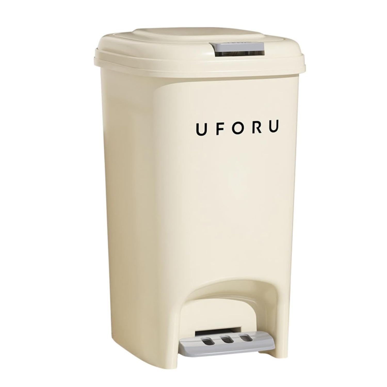 ゴミ箱 ふた付き 8L ダストボックス 角型 プッシュ ペダル式 ごみ箱 スリム おしゃれ 抗菌 消臭 密閉 音無し 部屋 キッチン リビングルーム トイレ 浴室 オフィス用 プラスチック カーキ