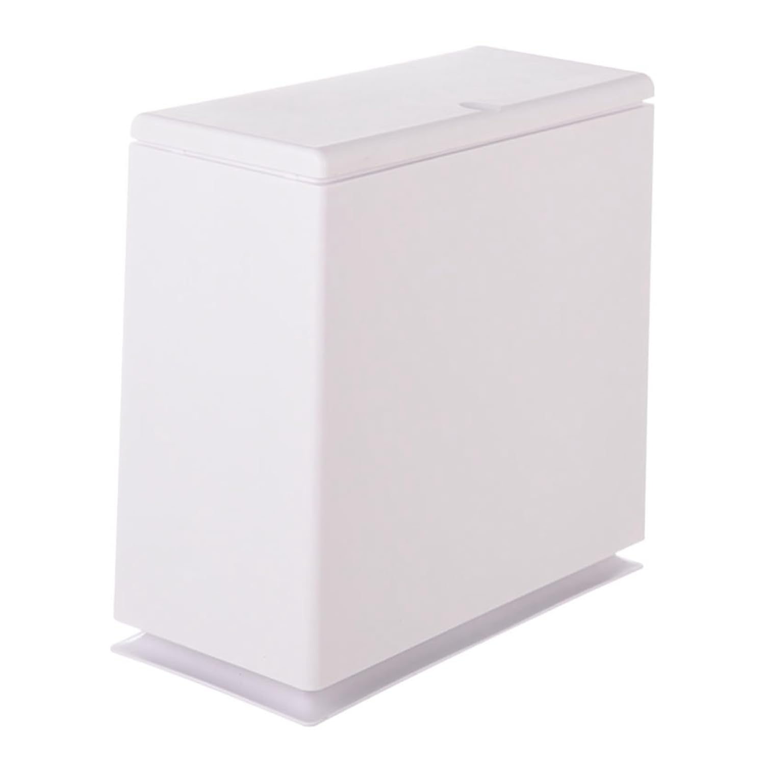 【25%OFFクーポン】ゴミ箱 ふた付き 10L ダストボックス 角型 プッシュ式 ごみ箱 スリム おしゃれ 密閉 抗菌 音無し 消臭 リビングルーム 部屋 キッチン トイレ 浴室 オフィス用 プラスチック ホワイト