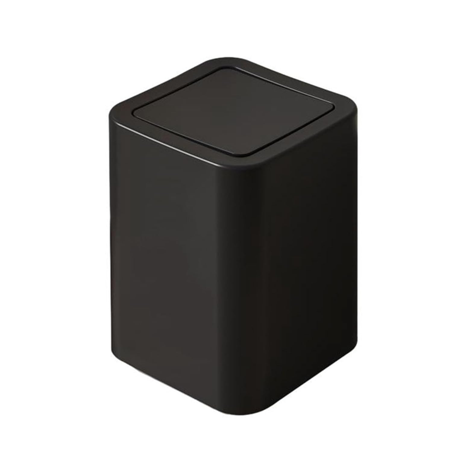ゴミ箱 ふた付き 12L ダストボックス 角型 ごみ箱 スリム おしゃれ 抗菌 消臭 密閉 音無し 部屋 キッチン リビングルーム トイレ 浴室 オフィス用 プラスチック ブラック