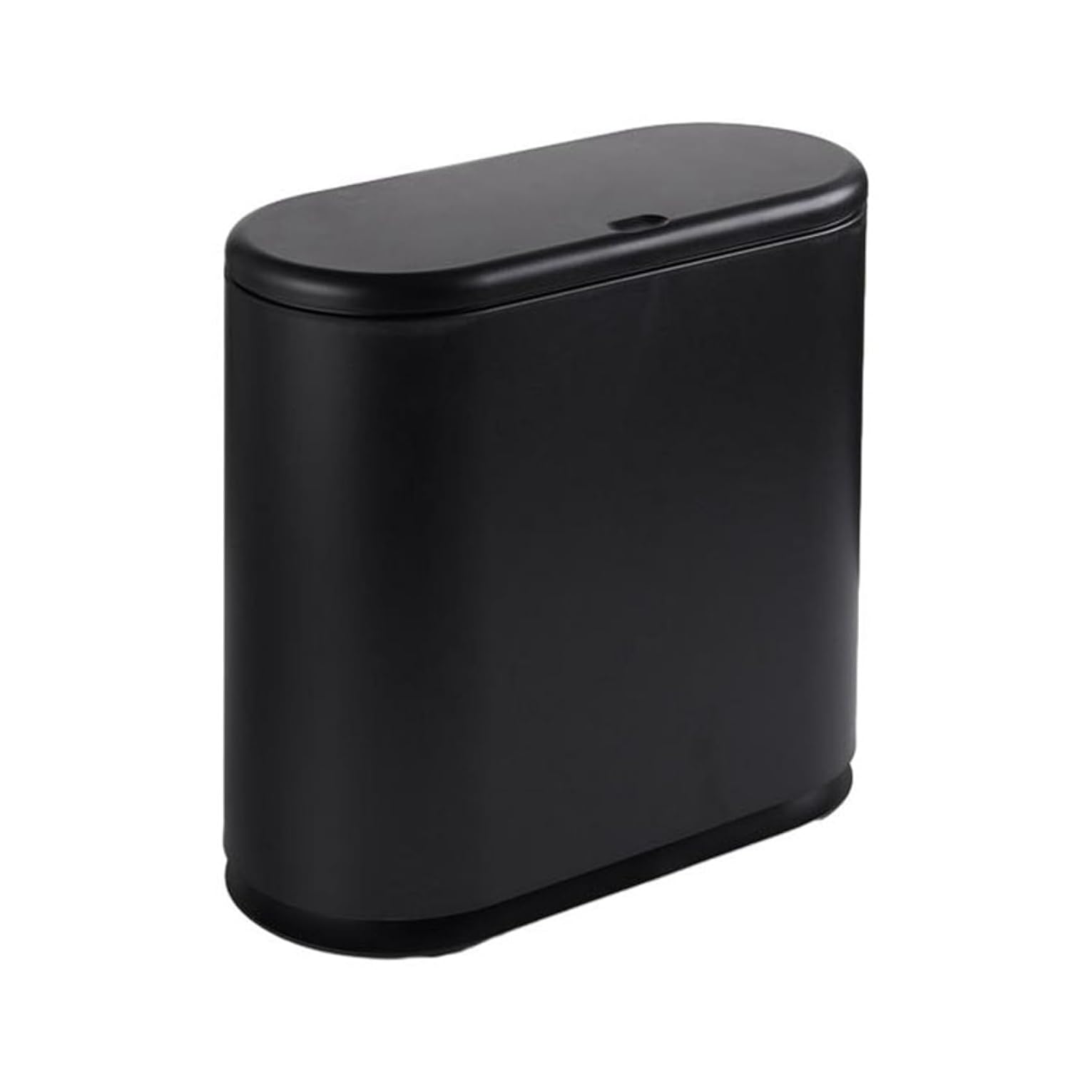 【25%OFFクーポン】ゴミ箱 ふた付き 8L ダストボックス 丸型 プッシュ式 ごみ箱 スリム おしゃれ 抗菌 消臭 密閉 音無し 部屋 キッチン リビングルーム トイレ 浴室 オフィス用 プラスチック ブラック