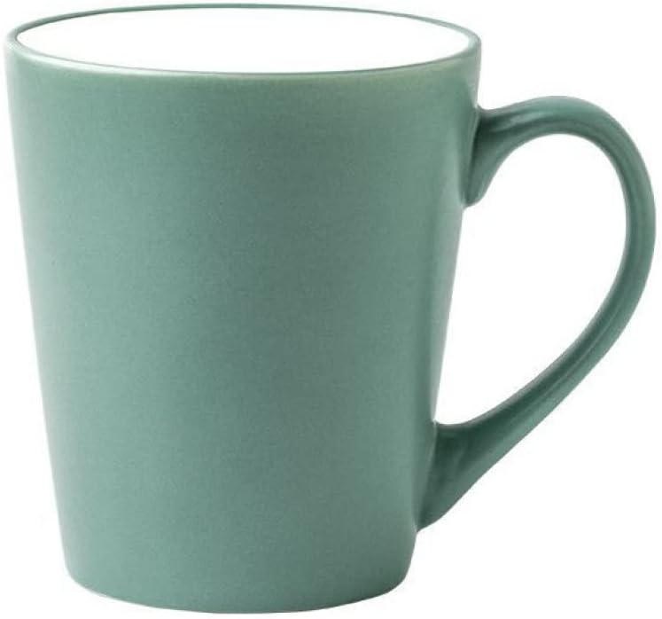 【全店通用25%OFFクーポン】マグカップ セット F*2 マグ 400ml 釉薬 保温 台所 おしゃれ コーヒーマグ 陶器 ギフト グリーン 家族 コーヒー 母の日 父の日 贈り物 雑貨 両親 家族 北欧 シンプル マット|大森麗萱