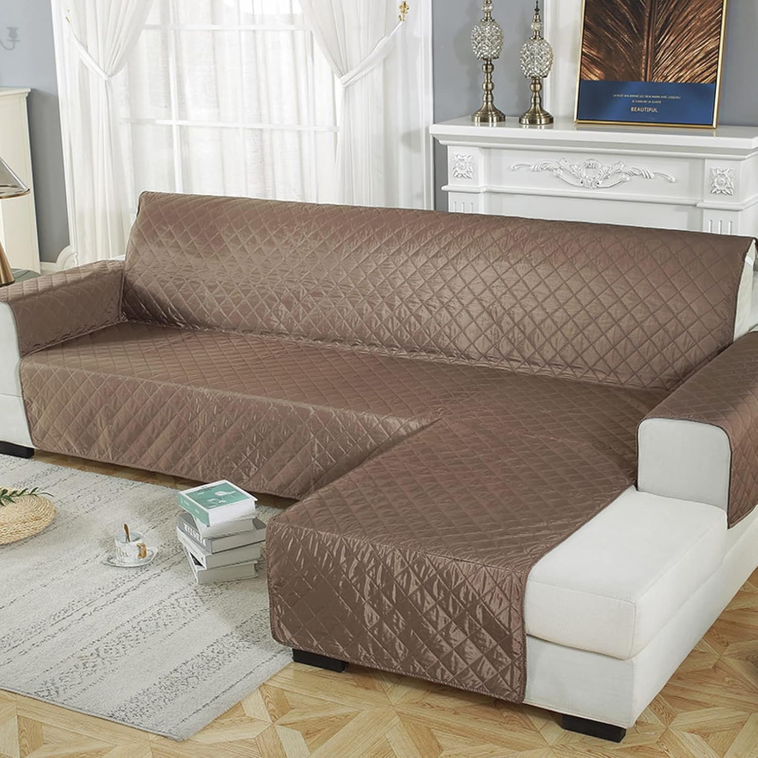【全店通用25％OFFクーポン】ソファーカバー マルチカバー 北欧風 無地 240*270 L型 マルチクロス ふわふわ 犬 猫用ソファカバー オシャレ 2人掛け コーナーソファカバー ソファーシーツ 犬猫用シート インテリア｜大森麗萱