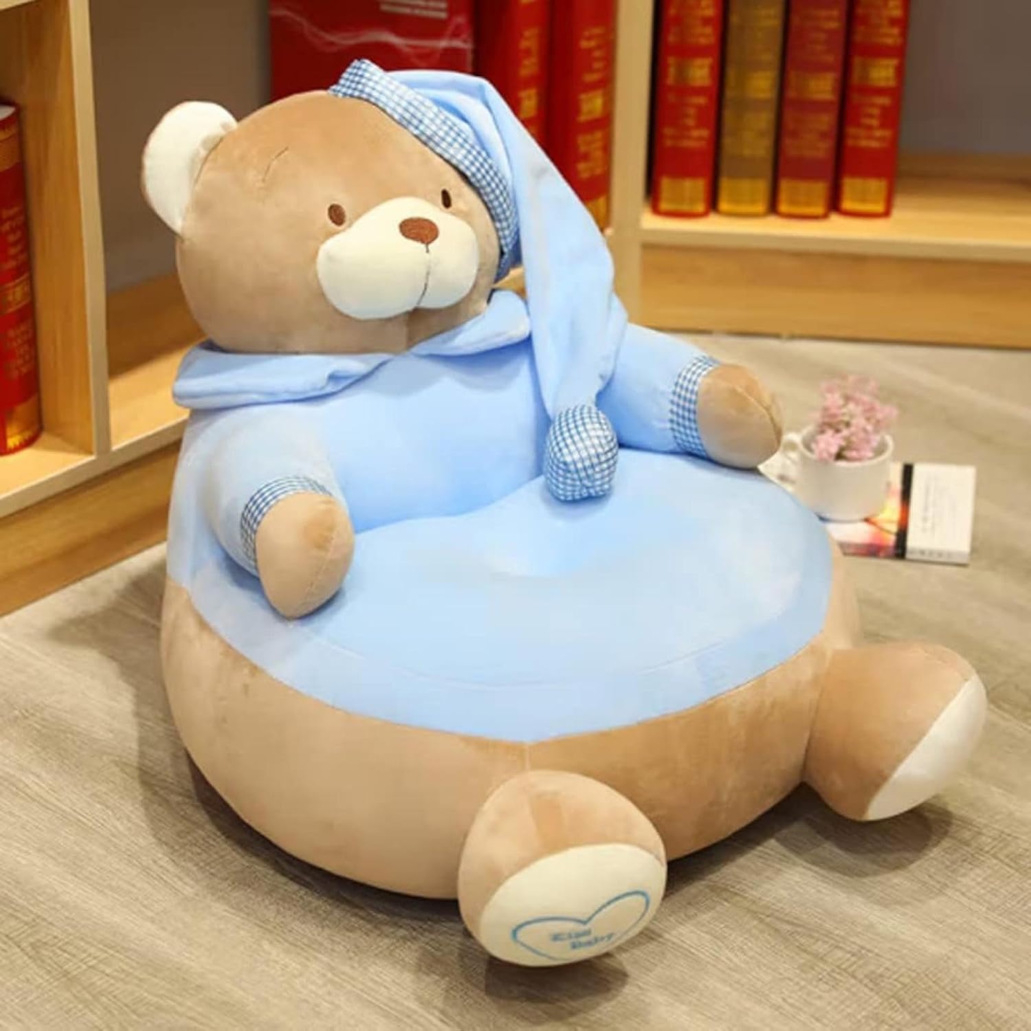 【全店通用25％OFFクーポン】キッズソファー 子供ソファー ベビーソファー ぬいぐるみソファーソフトチェア クッション 熊ぬいぐるみソファー 家具 座布団 インテリア置物｜大森麗萱