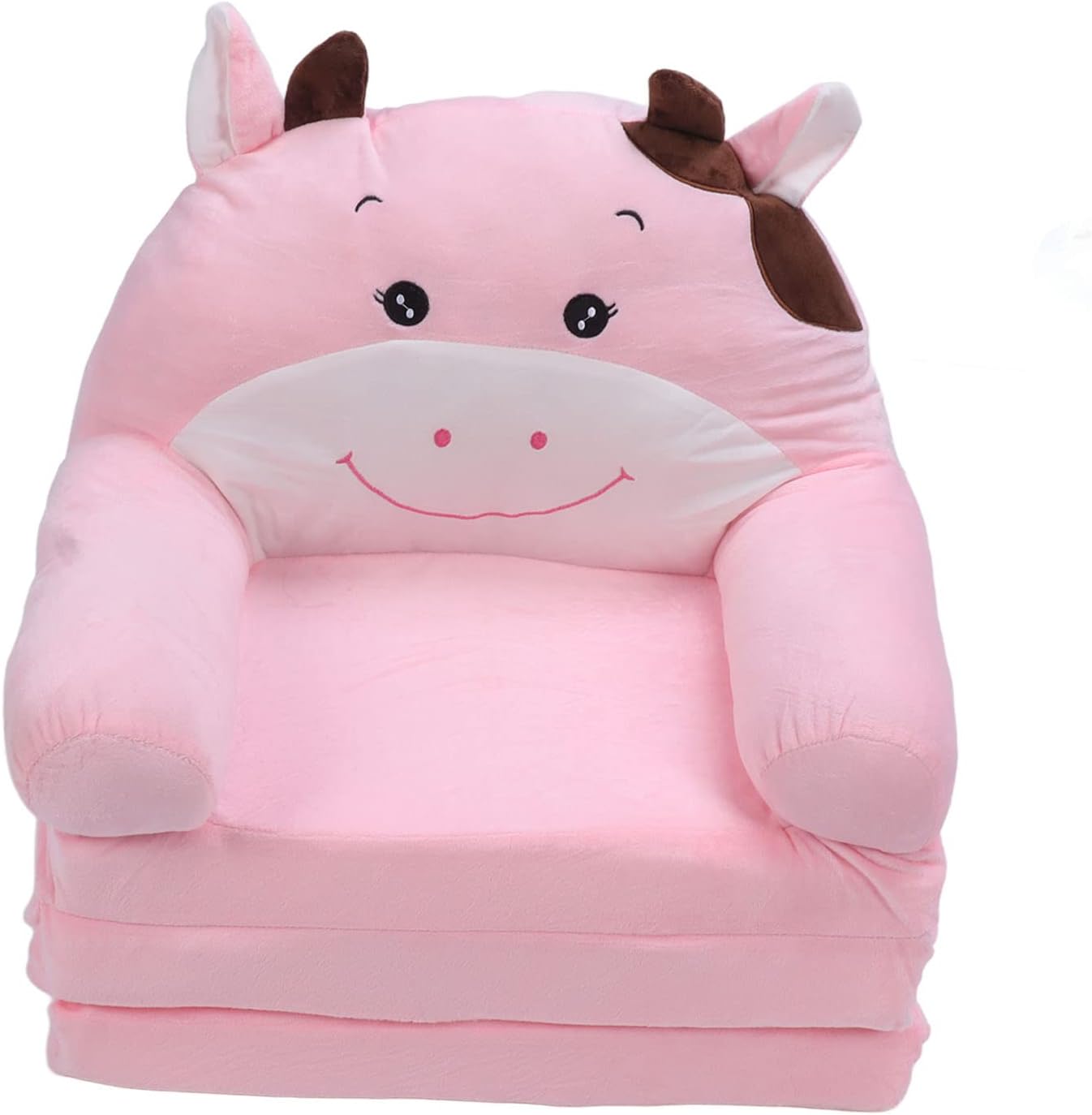 子供用ソファ 折りたたみ式 ソファベッド キッズソファー ベビーソファー 寝椅子チェア 折畳マット 座布団 キッズ座椅子 2イン1 洗える ベビー キッズ 子供(3層)