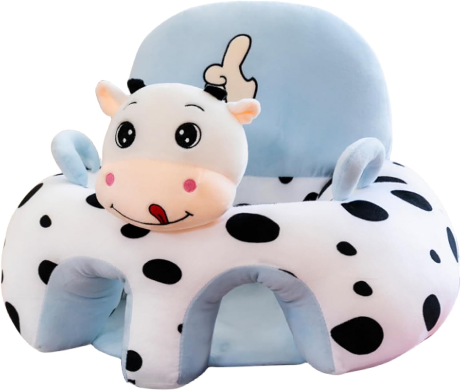 【25%OFFクーポン】ベビーソファー お座りチェア 動物 ぬいぐるみ 可愛い 赤ちゃん ローチェア 幼児椅子 落下防止 50cm チェア クッション お座り練習 ソファ ふわふわ コットン 兎 ネズミ 背もたれ 座椅子 コ