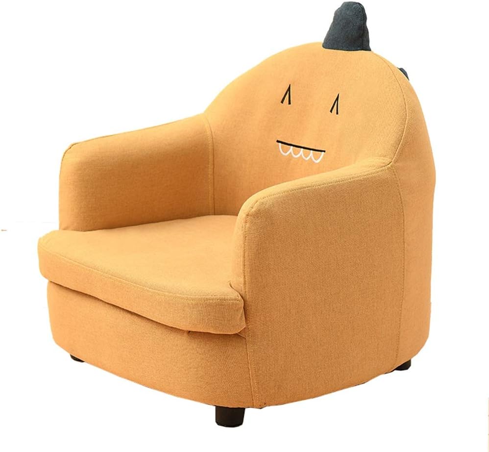 【全店通用25％OFFクーポン】キッズ幼児保育園のために布張りのソファミニソファー (色 : 黄 サイズ : 58x53x55cm)｜大森麗萱