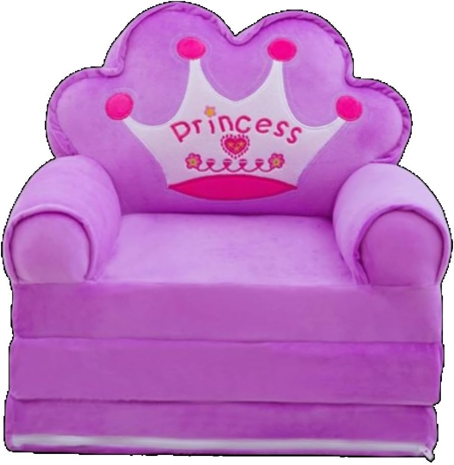 【全店通用25%OFFクーポン】ベビーソファ 子供用ソファー 2way 折りたたみ ふわふわ 洗えるカバー 座椅子 出産祝い 高弾力 キッズソファーベッド プレゼント 三つ折り ピンク (パープル)|大森麗萱