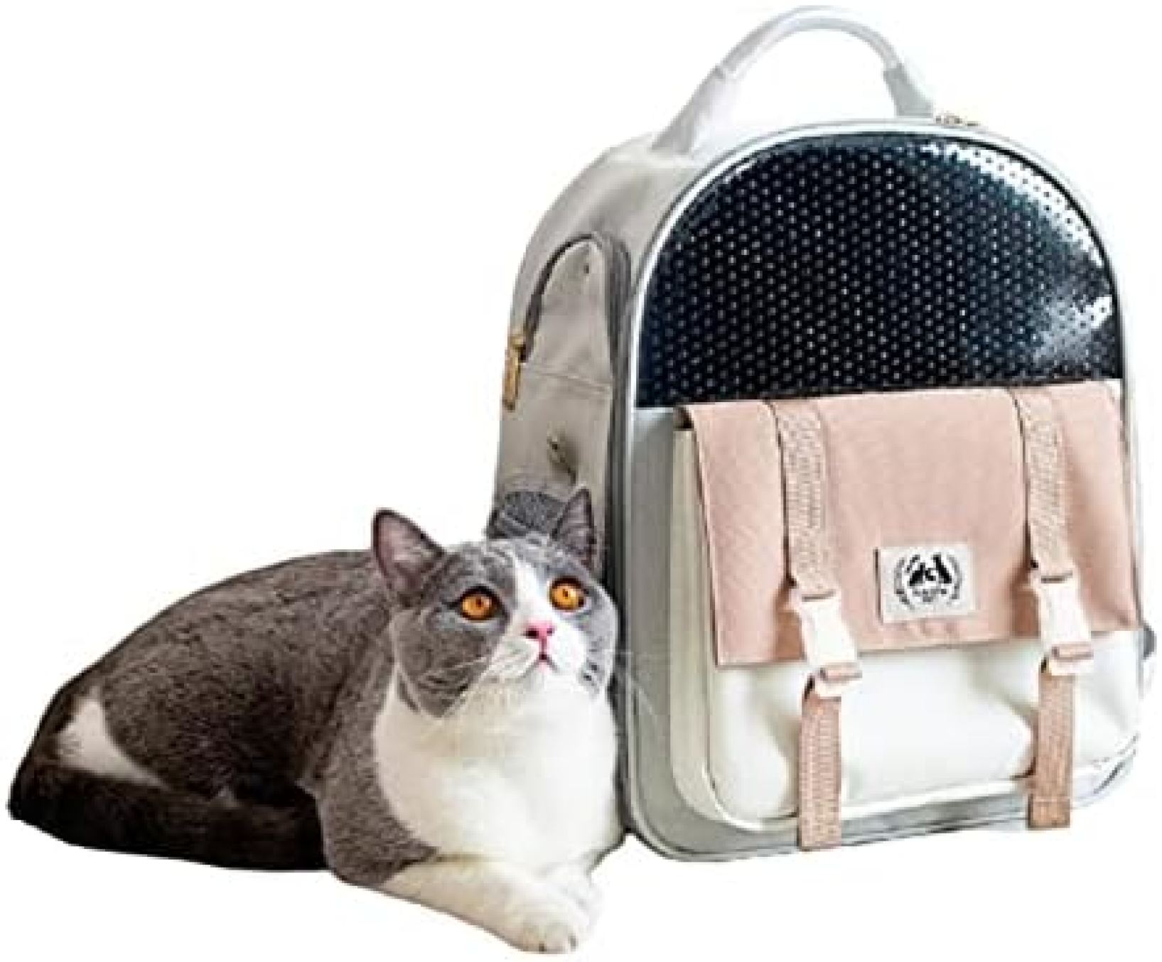 猫 キャリー バッグ ペットキャリー リュック バッグ 小型犬 ペットキャリーバッグ リュック手さげ 猫犬用 犬 リュック 収納力 犬キャリーリュック ペットリュック 飛び出し防止 人間工学 外出ショ|大森麗萱
