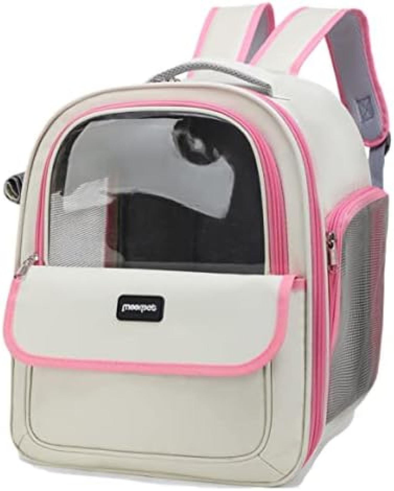 【20%OFFクーポン～】ピンク アウトドア ペットリュック ペット用リュック ショルダーバッグ ペットバッグ ペット キャリーバッグ M 犬 猫 小型犬 おしゃれ おでかけ 折りたたみ 大容量 お出かけ用品 手提げ お出かけ｜大森麗萱