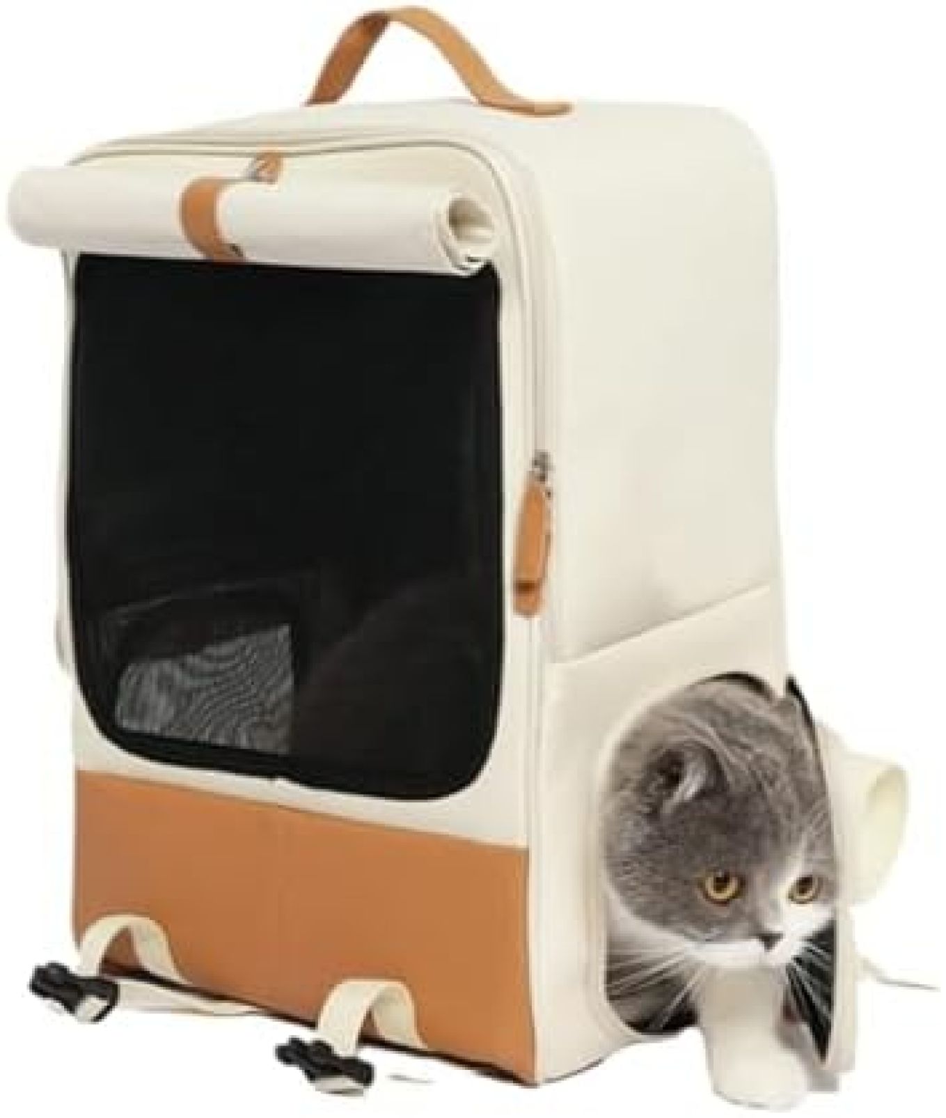 【20%OFFクーポン~】ペットキャリーリュック 猫 キャリー バッグ ペット リュック ペットバッグ 犬や猫にとって広くて便利なアウトドアアドベンチャー用の折りたたみ式ペットバックパックキャリア ペット キャリーバッグ 猫|大森麗萱