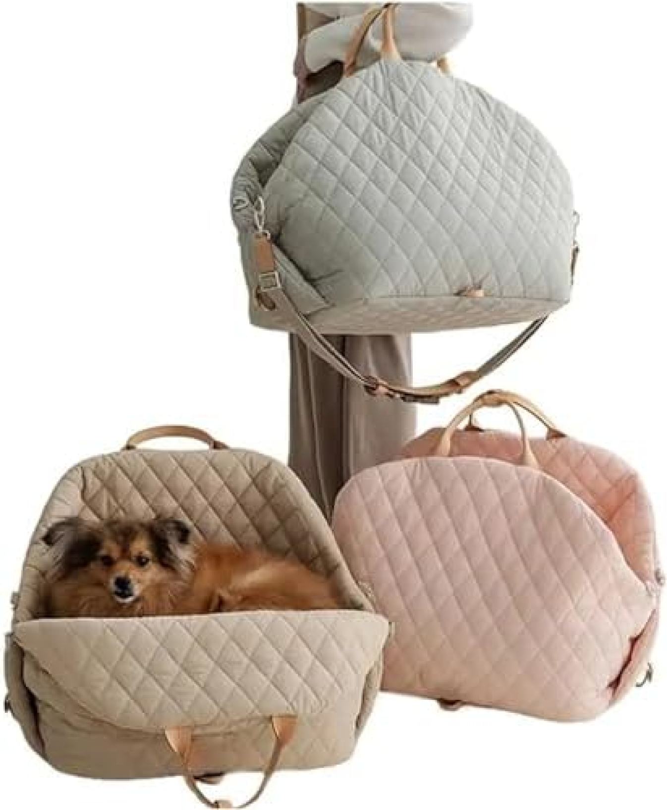 【20%OFFクーポン～】ペットキャリーバッグ 移動可能な犬猫用キャリーバッグ 折りたたみ式ペットトートバッグ ペットバッグ 外出用バッグ 小型犬用抱っこ紐 小型犬用トートキャリー 跳ね出し防止 犬用ショルダーバッグ 小型犬用｜大森麗萱