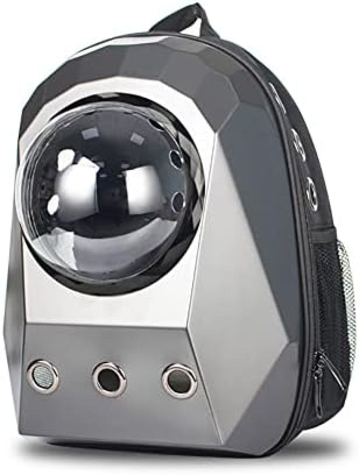 【20%OFFクーポン~】猫リュック 犬用ソフトクレート ペットトラベルキャリア 宇宙カプセル バックパック 犬用トラベルバック 軽量 耐荷重 飛び出し防止 持ち運び便利 キャンピング 旅行 通院 散歩 旅行 小型犬用 (シル|大森麗萱