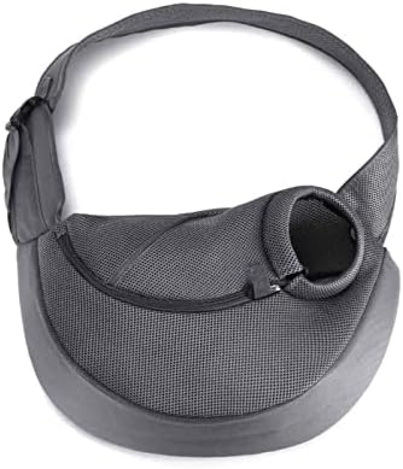 【20%OFFクーポン~】ペットキャリーバッグ 子犬用ペットスリング 通気性 安全 フロントポケット ペットスリング ハンズフリー メッシュバッグ 調節可能なショルダーストラップ付き アウトドア用 旅行用 (色 : Grey|大森麗萱