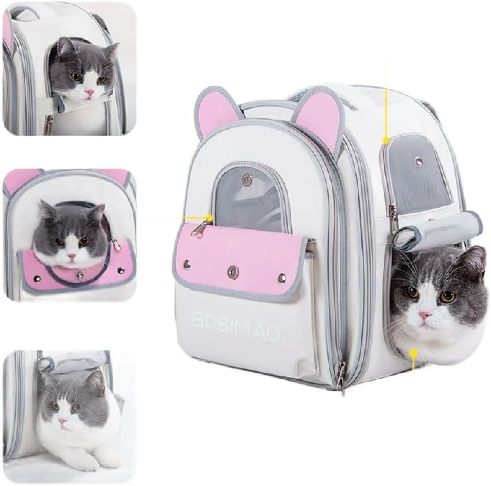 【20%OFFクーポン～】小動物用の折りたたみ可能なペットキャリーバッグ 旅行や通院に適な猫用リュック 猫?小型犬?うさぎのための新型ペットキャリーバッグリュック 安定性と通気性を備えた耐荷重8KGのペットキャリーバッグ 新型｜大森麗萱