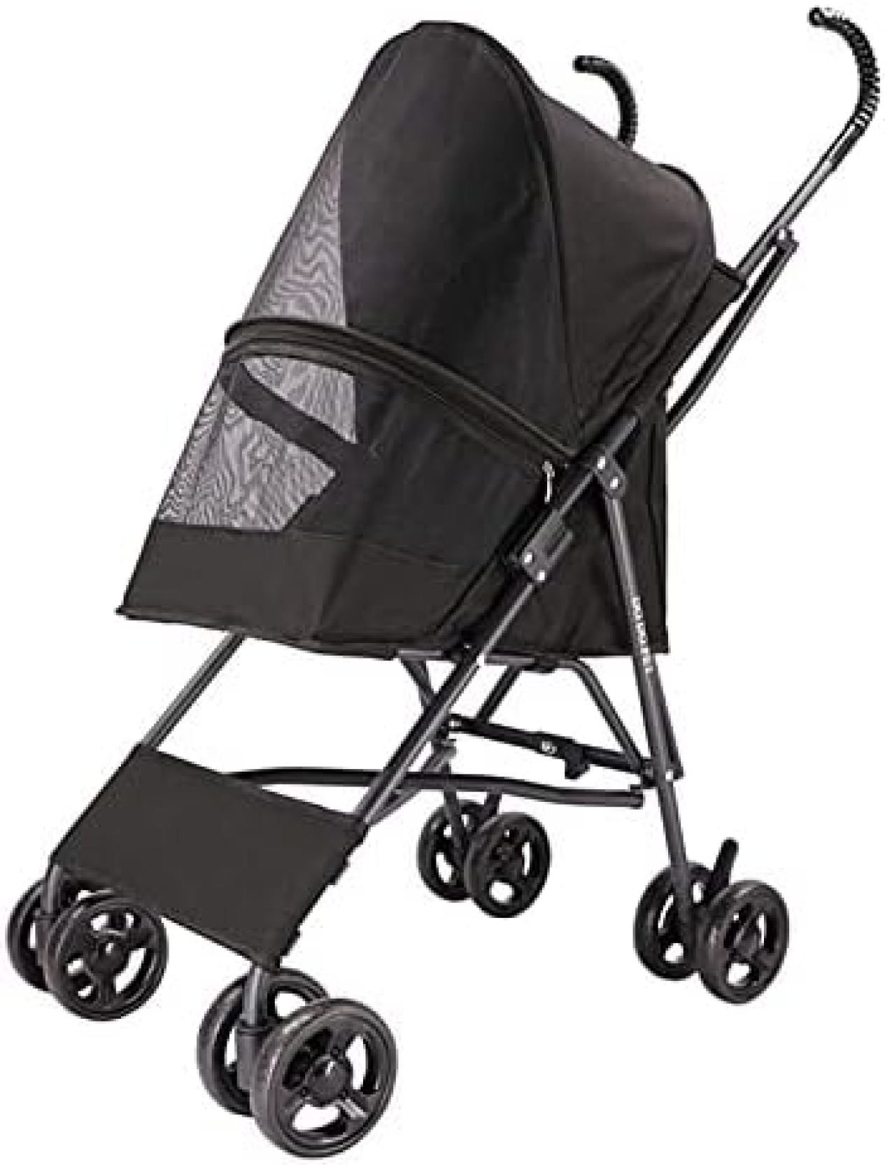 【20%OFFクーポン~】ペットカート ベビーカー 犬 猫 バギー 多頭 犬用ベビーカー小型犬用ワンクリックでストレージを開く軽量のペットの犬と猫のベビーカーインストールなしのクイックコレクションペットのアウトドア旅行に適して|大森麗萱