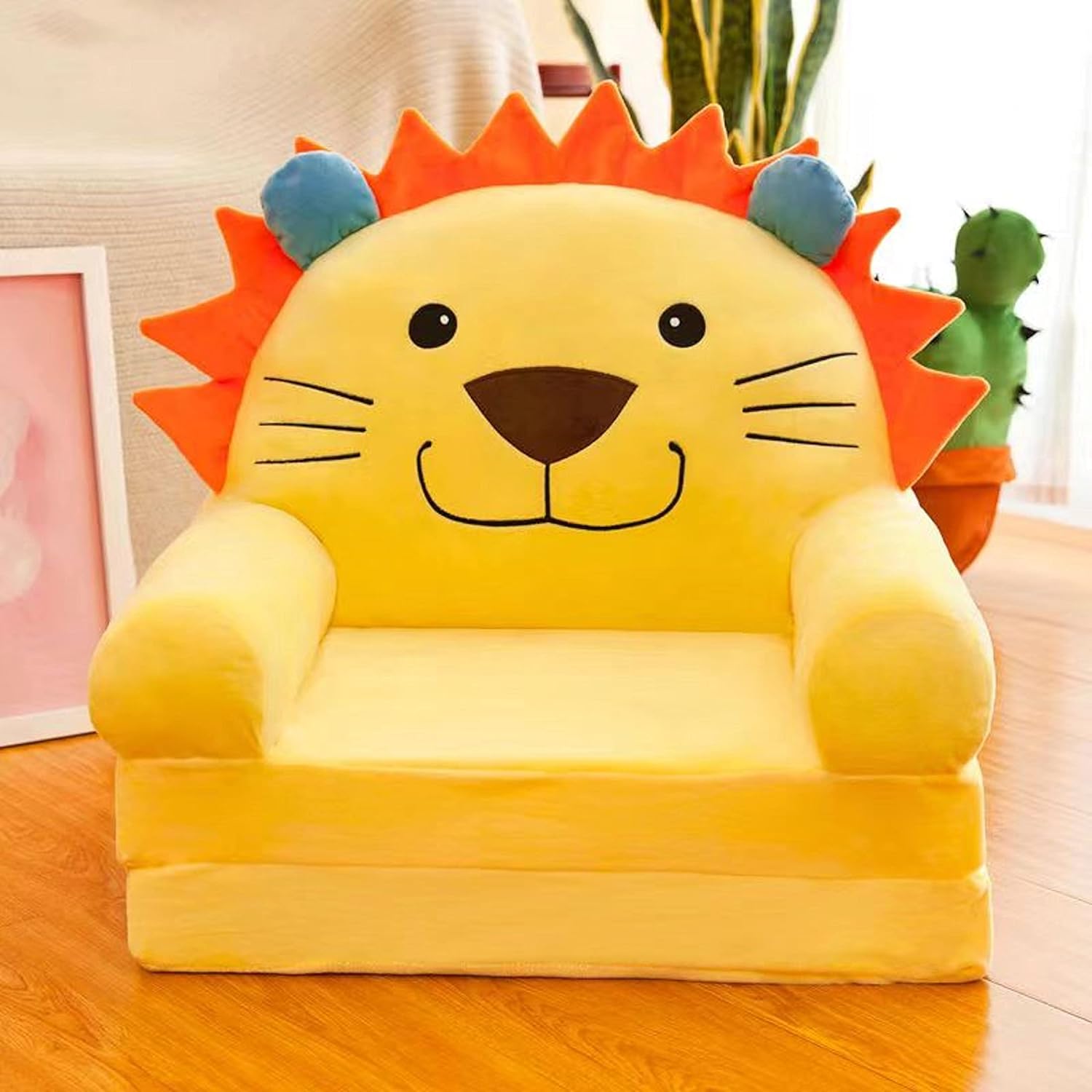 【25%OFFクーポン】キッズベビー子供赤ちゃんペット用 ソファー ソファーベッド チェア アームチェア 座布団 座椅子 カウチ 折り畳みマット お座り練習椅子 背もたれ付きクッション カウチ折畳マット 多機能 組立不要 1
