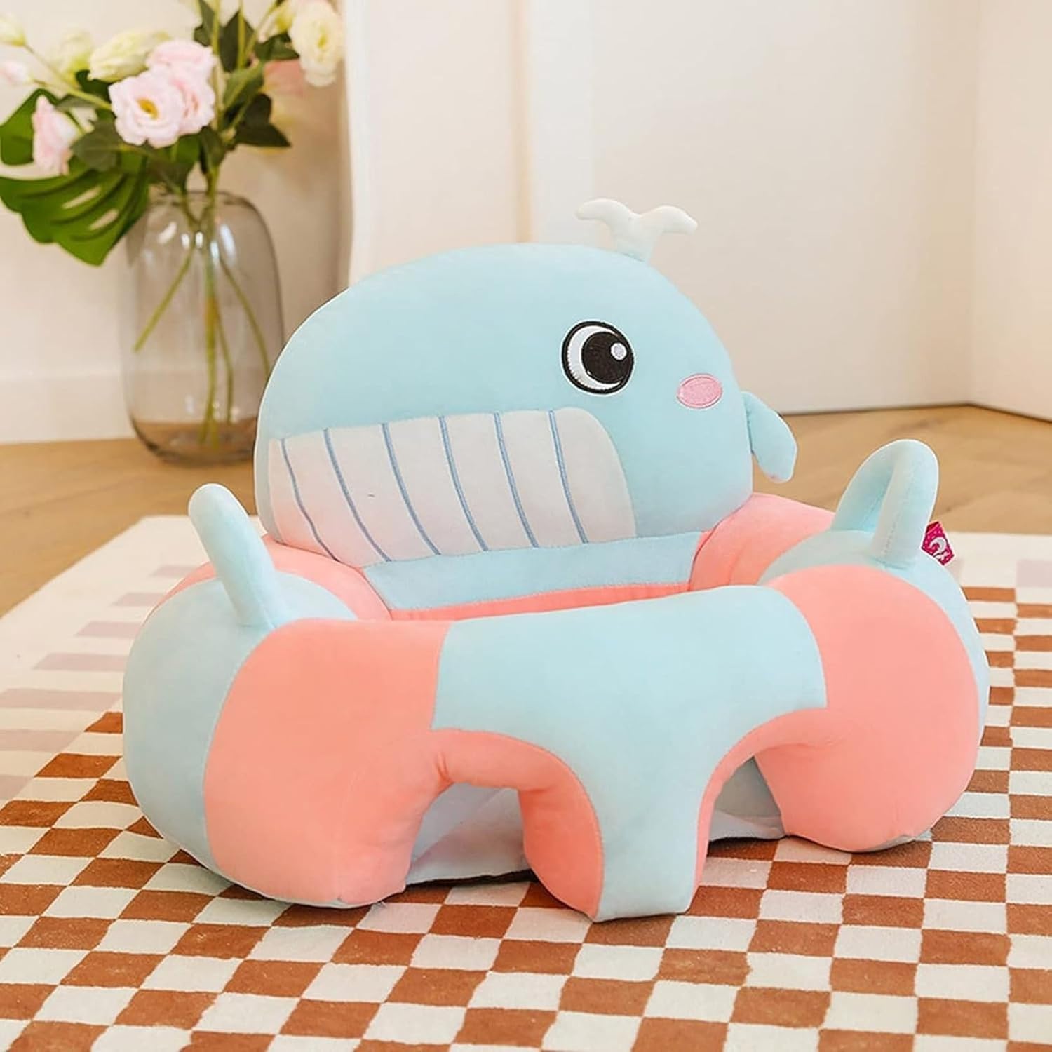 【25%OFFクーポン】子供用ソファー ベビーソファー ぬいぐるみ かわいい 座布団 ふわふわ 柔らかい お座り練習チェア ソフトチェア 動物 転倒防止 滑り止め クッション 洗える 赤ちゃん 幼児 3ヶ月 ~ 3歳 男の子
