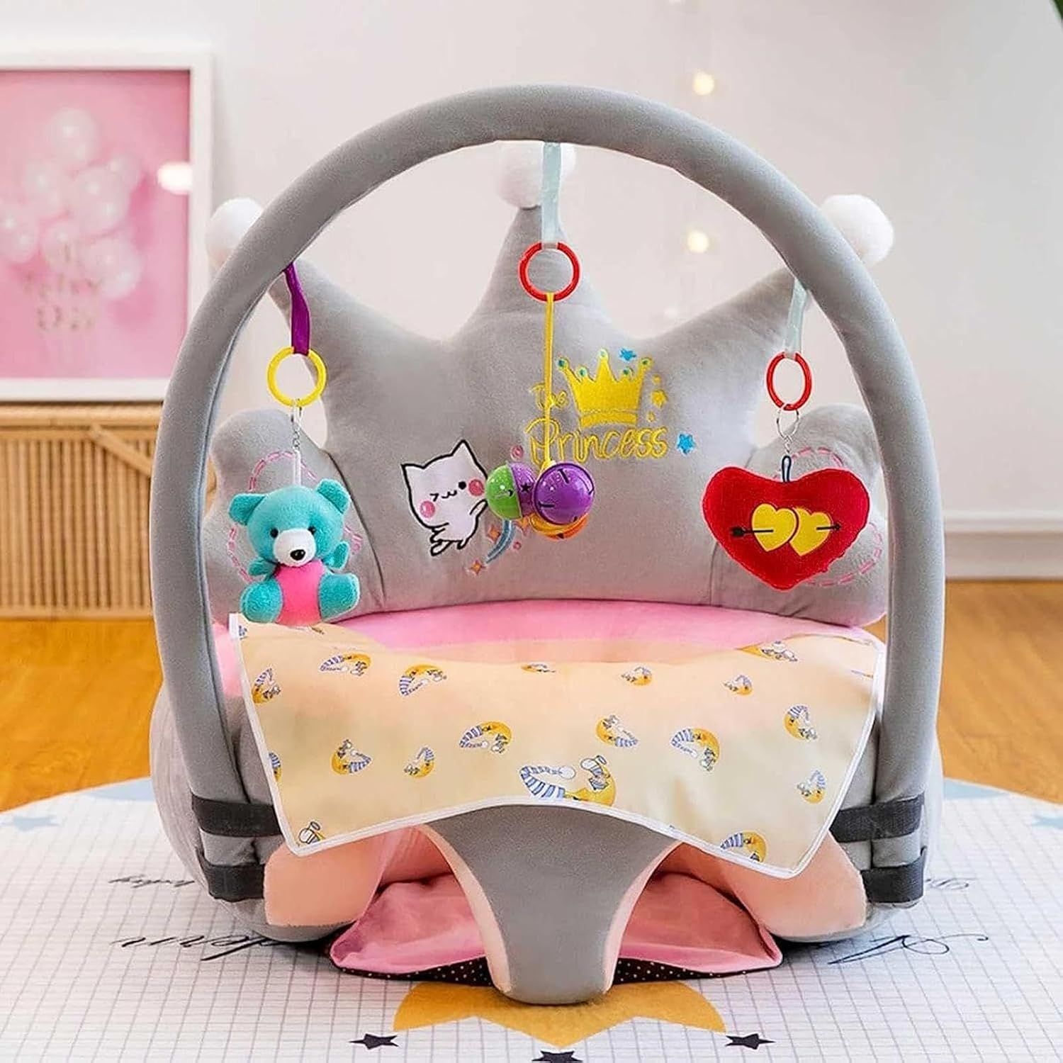 【全店通用25%OFFクーポン】お座り練習チェア ベビーソファー ふわふわ 子供用ソファー 座布団 ソフトチェア かわいい 洗える ぬいぐるみ 柔らかい クッション 滑り止め 転倒防止 保育園 プレゼント 幼児 赤ちゃん 3ヶ|大森麗萱