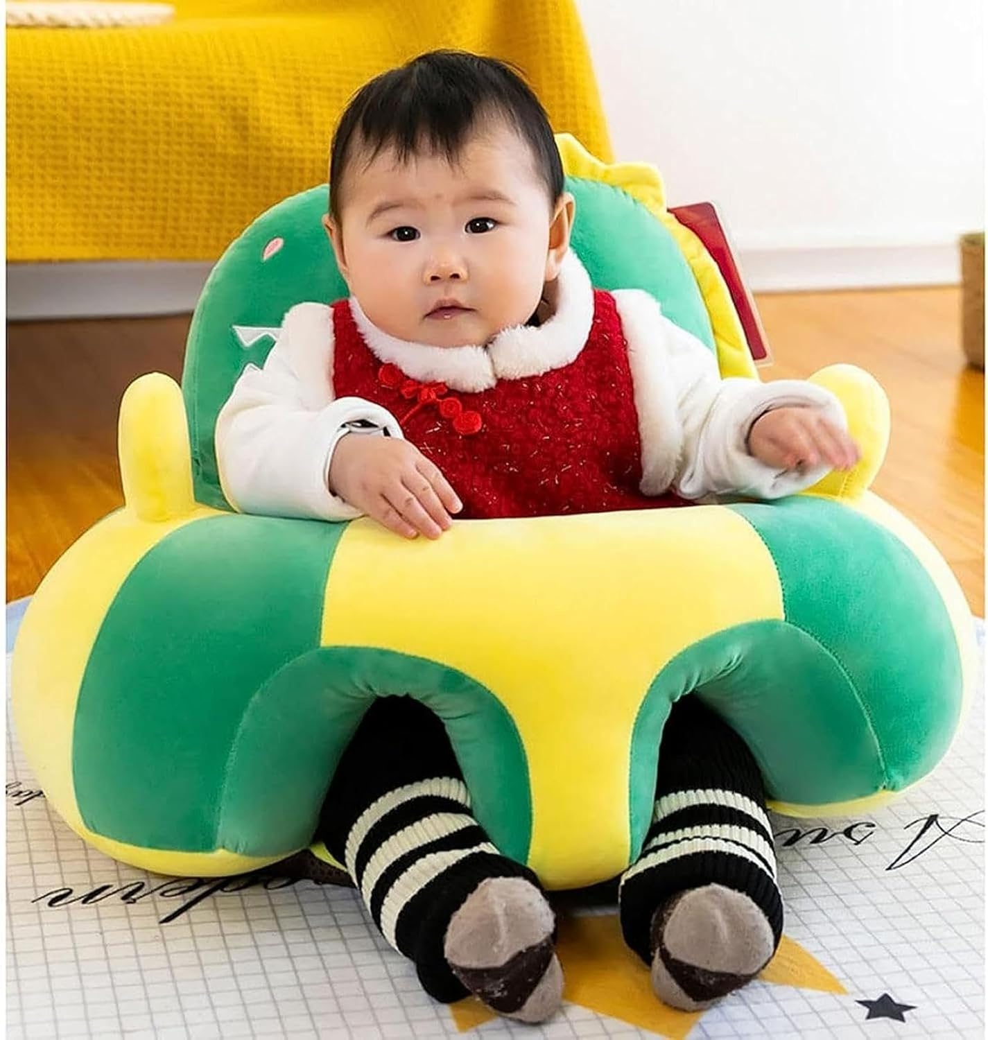 ベビーソファー お座り練習チェア ふわふわ 座布団 柔らかい 子供用ソファー かわいい 滑り止め ぬいぐるみ ソフトチェア 洗える クッション 転倒防止 3ヶ月~3歳 幼児 赤ちゃん プレゼント 保育 11,878円