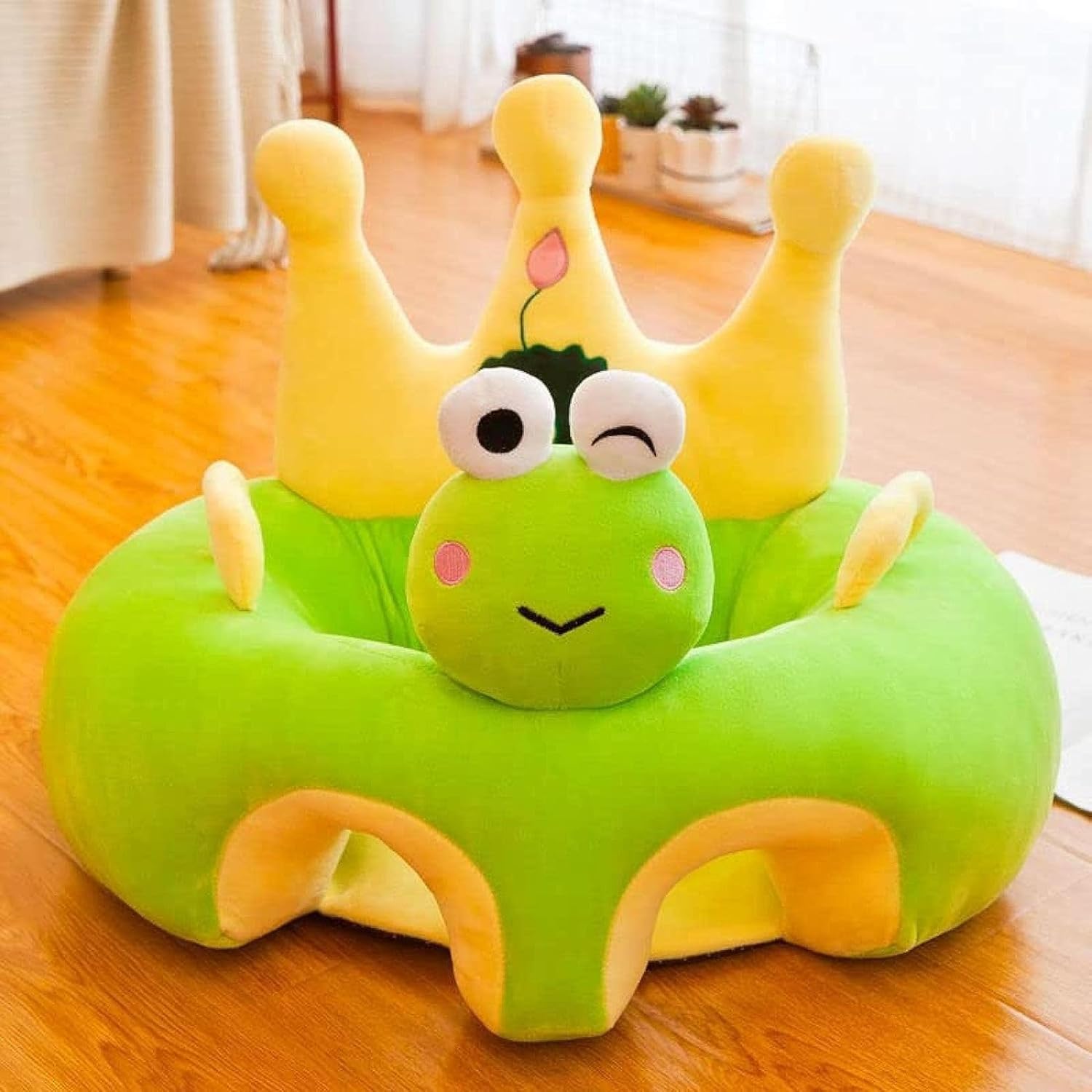 子供用ソファー ベビーソファー ふわふわ かわいい 座布団 ぬいぐるみ お座り練習チェア 柔らかい ソフトチェア 動物 転倒防止 クッション 滑り止め 洗える 赤ちゃん 幼児 3ヶ月~3歳 女の子 男