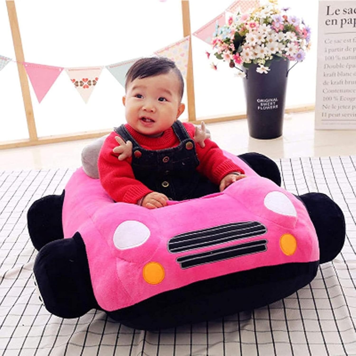 ベビーソファー かわいい ふわふわ 柔らかい 座布団 お座り練習チェア 子供用ソファー 座れるぬいぐるみ 動物 滑り止め 洗える 転倒防止 ソフトチェア 肌に優しい 安定感 幼児 保育園 贈り物 誕生