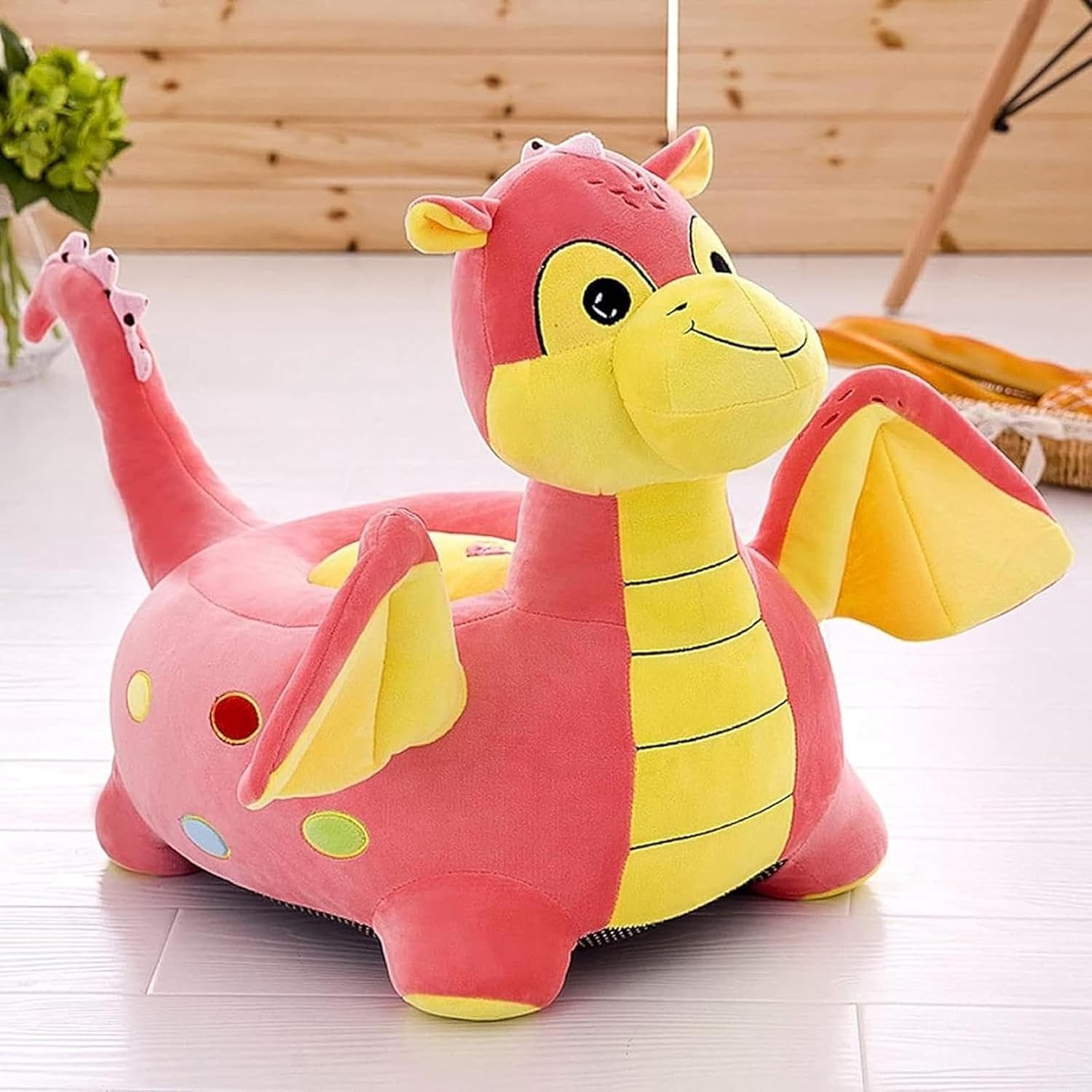 【全店通用25％OFFクーポン】子供用ソファー お座り練習チェア ベビーソファー ふわふわ 座布団 柔らかい かわいい 滑り止め ソフトチェア クッション ぬいぐるみ 洗える 転倒防止 3ヶ月~3歳 幼児 プレゼント 保育園｜大森麗萱