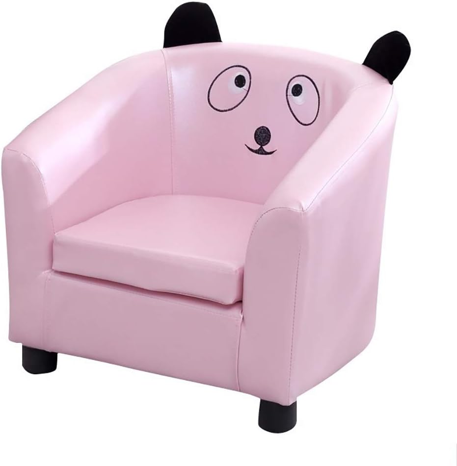 【全店通用25％OFFクーポン】動物の泡のソファーの椅子、子供の肘掛け椅子の家具、PUカバーテーマくま49&times;45&times;44cm 座椅子 ピンク黄緑 (Color : Pink)｜大森麗萱