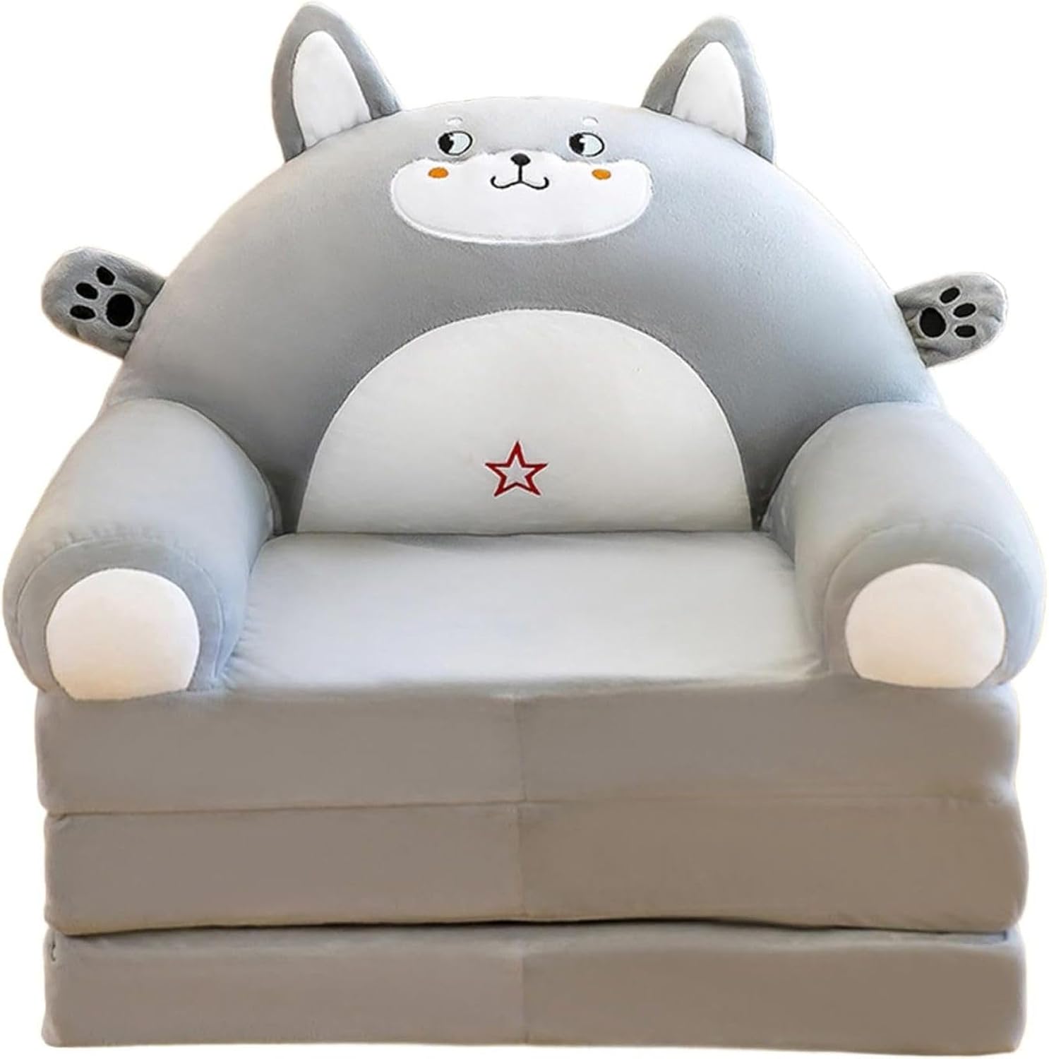 キッズソファー 子供ソファー ベビーソファー ソファーベッド ぬいぐるみソファー折りたたみ式キッズソファカバー、 折りたたみ式キッズソファアームチェアカバー、 3フロア、 プレイルーム用キッズ折りたた