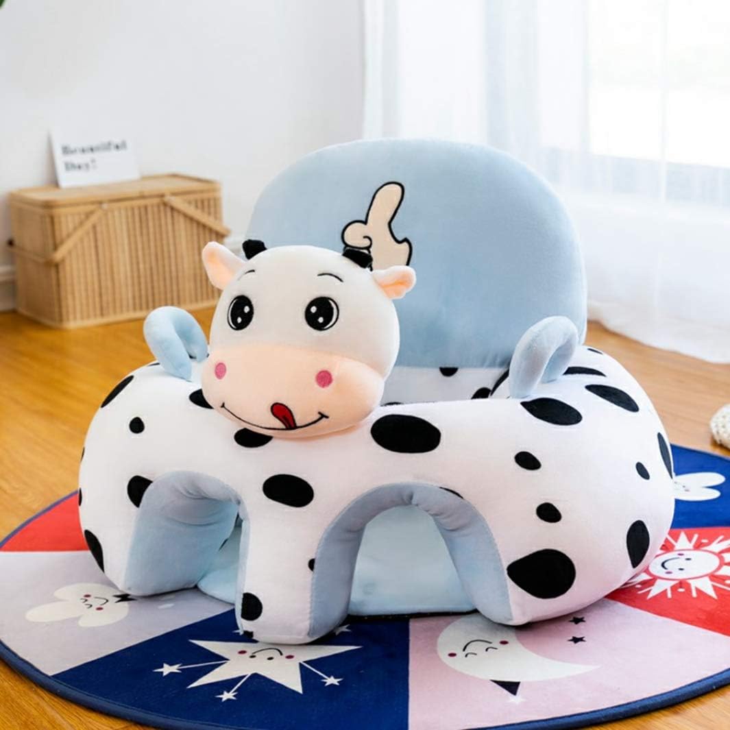 【全店通用25%OFFクーポン】ベビーソファー お座りチェア 動物 ぬいぐるみ 可愛い 赤ちゃん ローチェア 幼児椅子 落下防止 50cm チェア クッション お座り練習 ソファ ふわふわ コットン 兎 ネズミ 背もたれ 座椅|大森麗萱