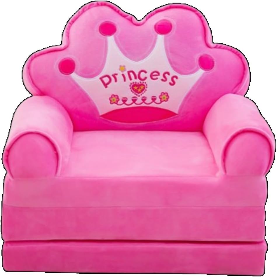 【全店通用25％OFFクーポン】ベビーソファ 子供用ソファー 2way 折りたたみ ふわふわ 洗えるカバー 座椅子 出産祝い 高弾力 キッズソファーベッド プレゼント 三つ折り ピンク (ピンク)｜大森麗萱