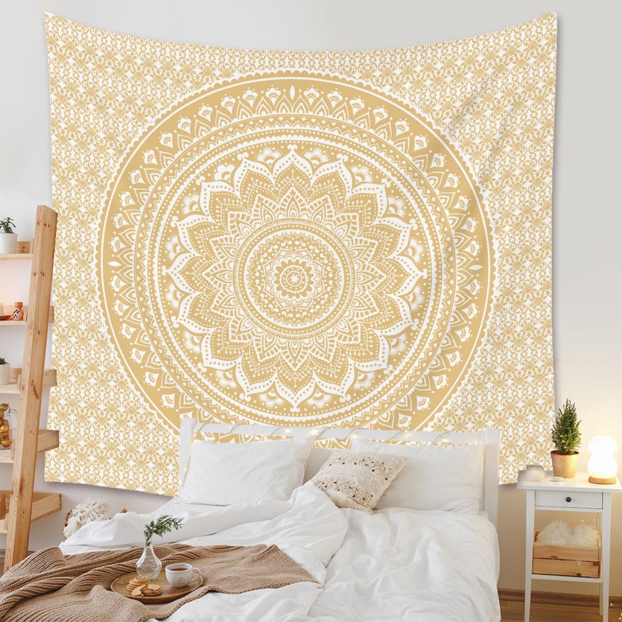 楽天市場】マルチカバー 手刺繍【ミラーワーク刺繍・マルチクロス