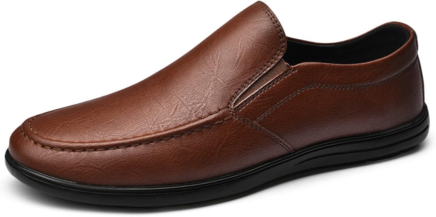 【20%OFFクーポン】メンズシューズ スリッポン シューズ PU レザー 高級靴 ドライビングシューズ ローファー シューズ スリッポンスニーカー デッキシューズ 大人 軽量 メンズ スニーカー 黒 ブラック ラウンドトゥ｜大森麗萱