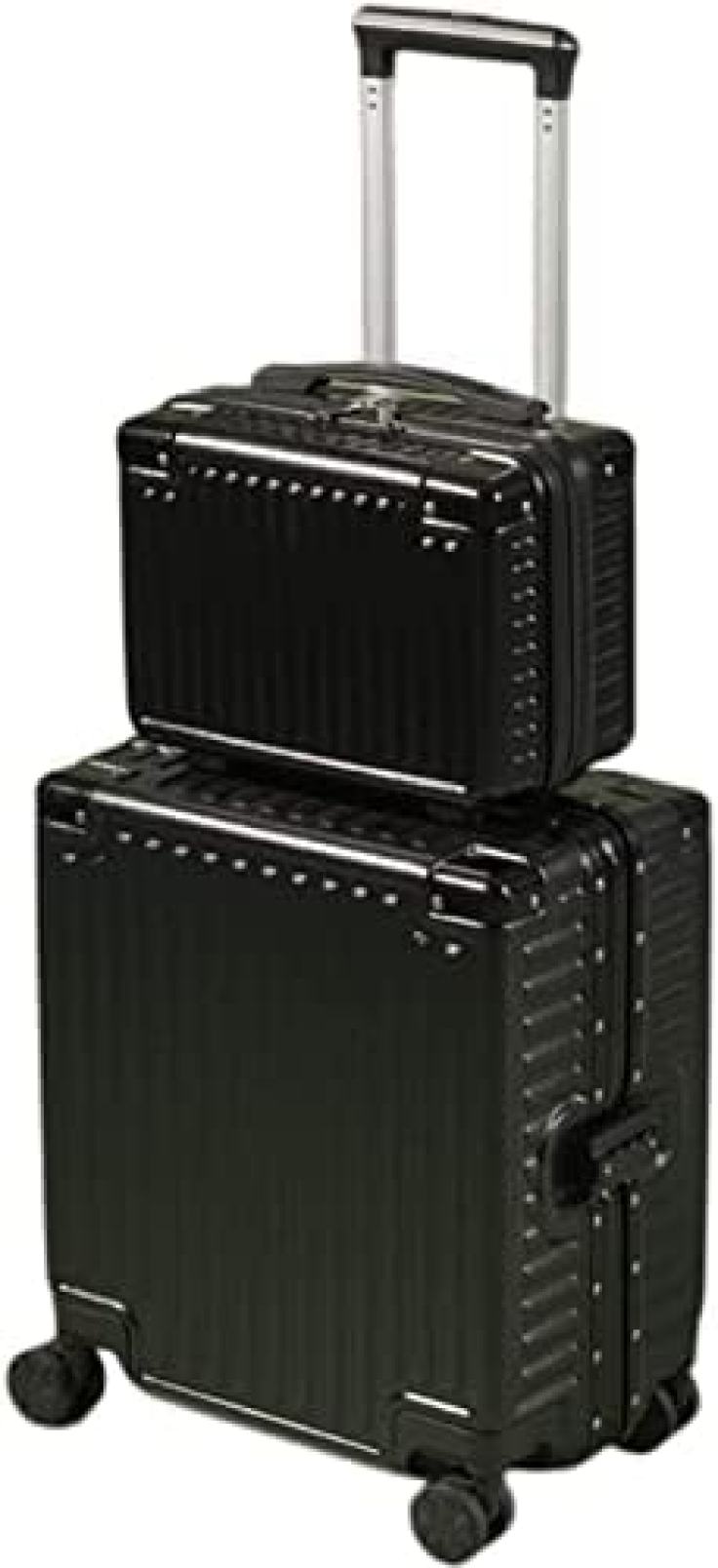 【20%OFFクーポン~】スーツケース 親子セット 機内持込 スーツケース 軽量 静音 キャリーケース キャリーバッグ 多機能 パソコン収納 ビジネス 旅行 大容量 耐衝撃 おしゃれ シンプル|大森麗萱
