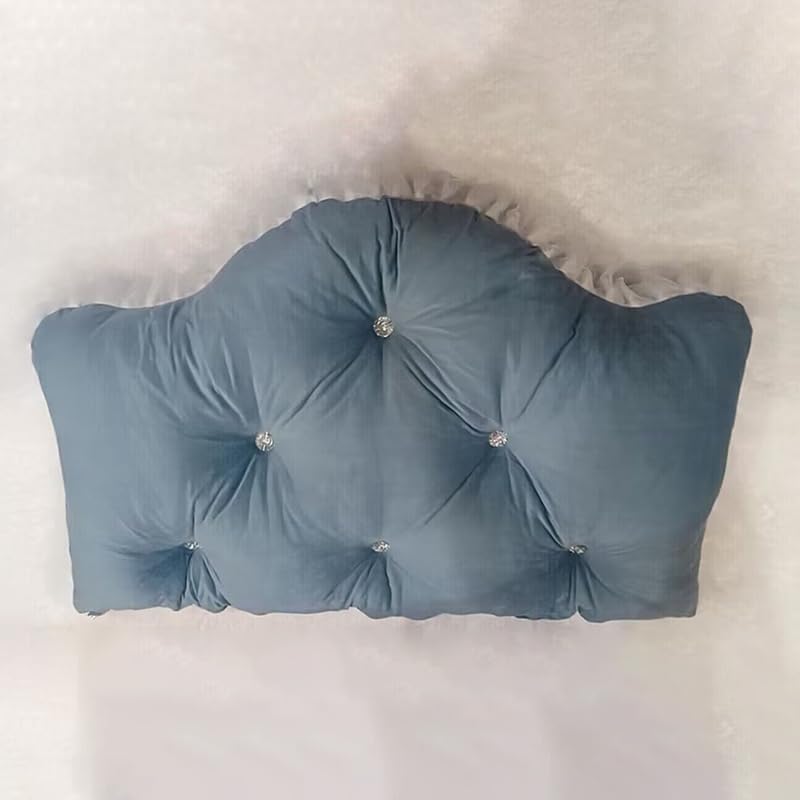 【全店通用25%OFFクーポン】クッション ベッドクッション 大きい ソファー 150*70*20cm レストクッション 布張りソファベッド オフィスチェア 背もたれ ブルー クッション ソファークッション 北欧 セミダブル|大森麗萱