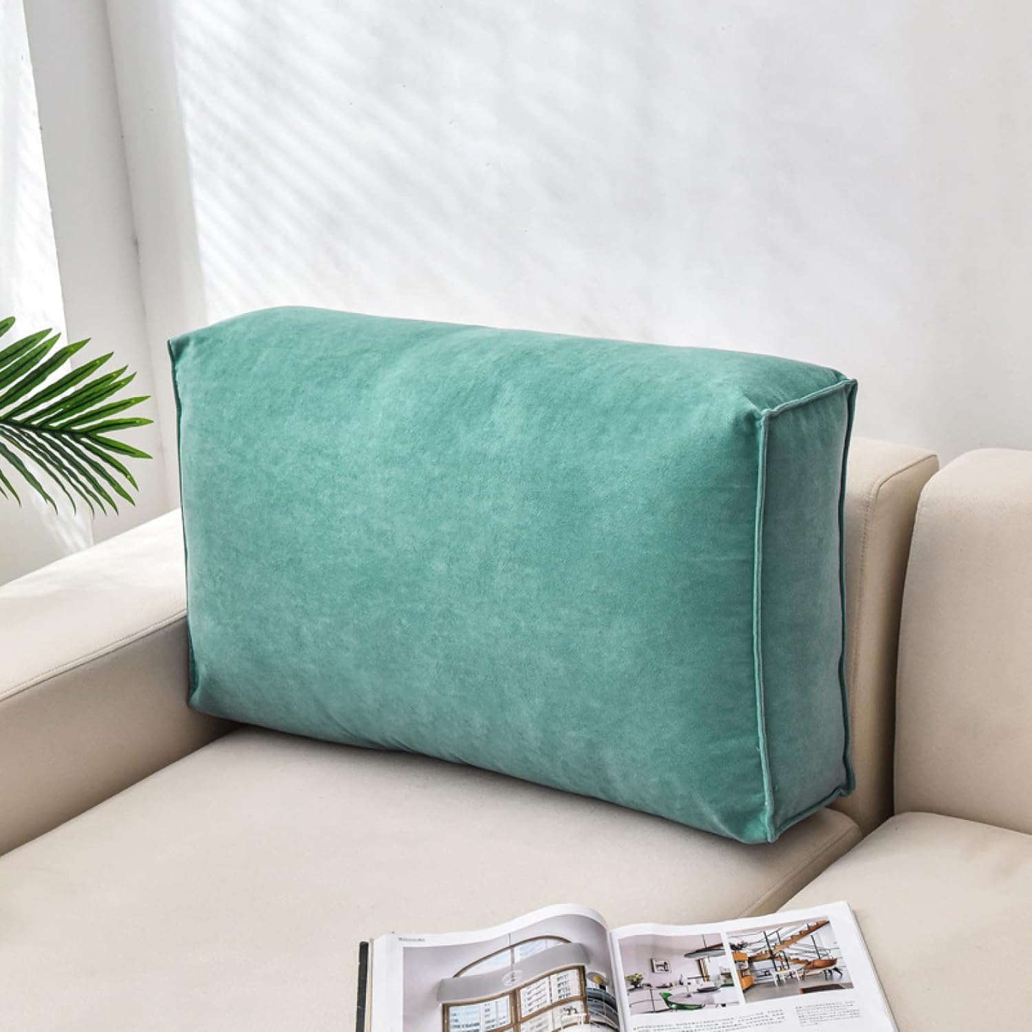 【全店通用25%OFFクーポン】背もたれ クッション ベッド 背もたれクッション 60*12*45cm 長方形 クッション 低反発 クッション ソファクッション おしゃれ ベット 大きい ソファー かわいい 北欧 ローテーブル|大森麗萱