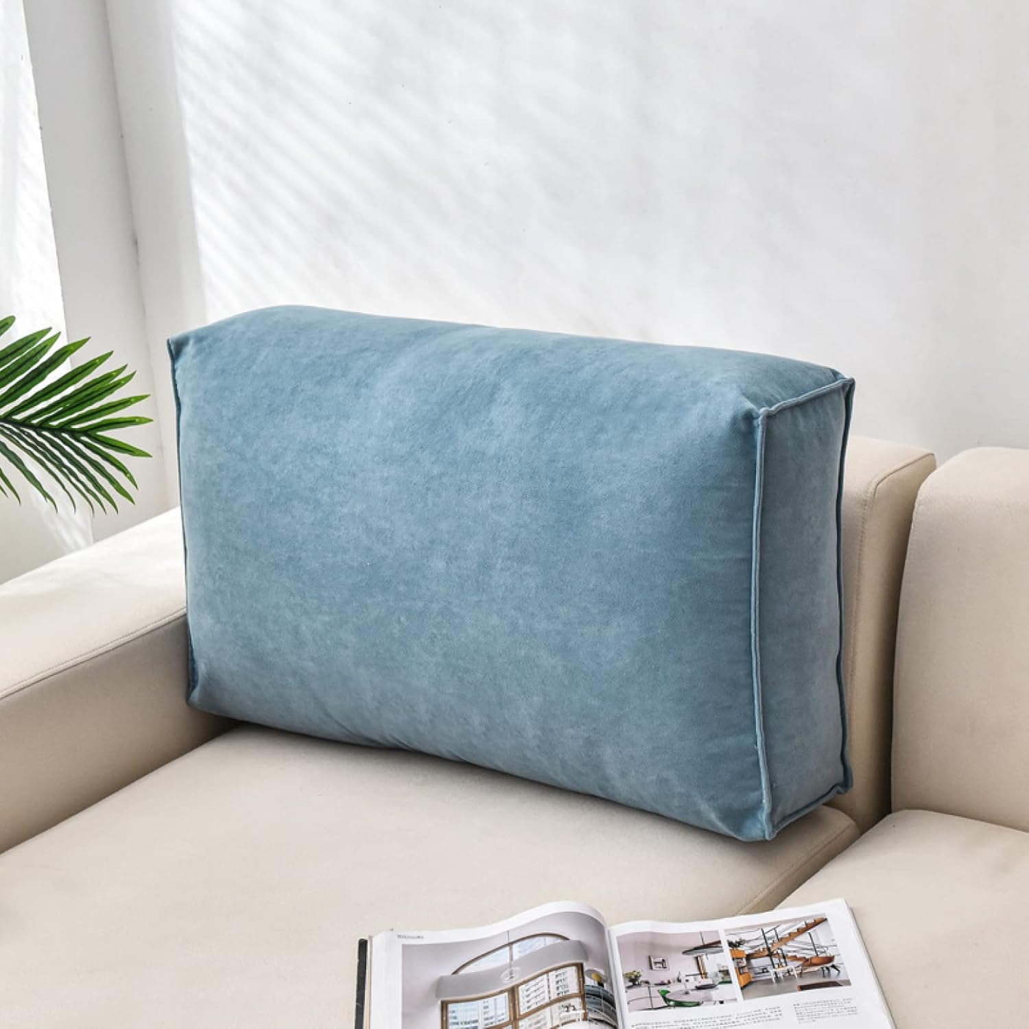 【全店通用25％OFFクーポン】背もたれ クッション カラー1 ベッド 背もたれクッション 長方形 60*12*45cm クッション 低反発 クッション ソファクッション おしゃれ ベット 大きい ソファー かわいい 北欧 ロ｜大森麗萱