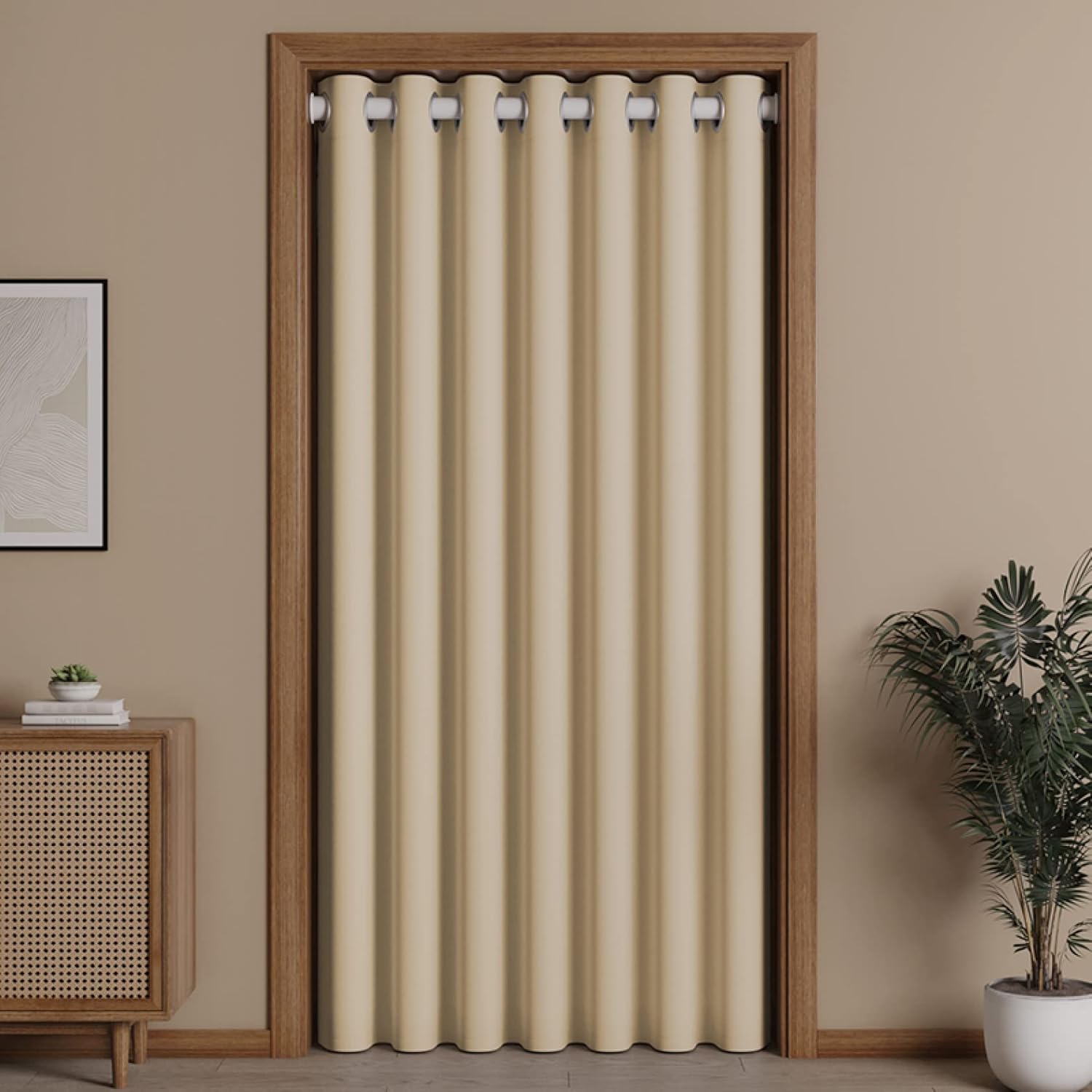 楽天市場】玄関カーテン マグネット式 ドアカーテン 防寒カーテン 自動