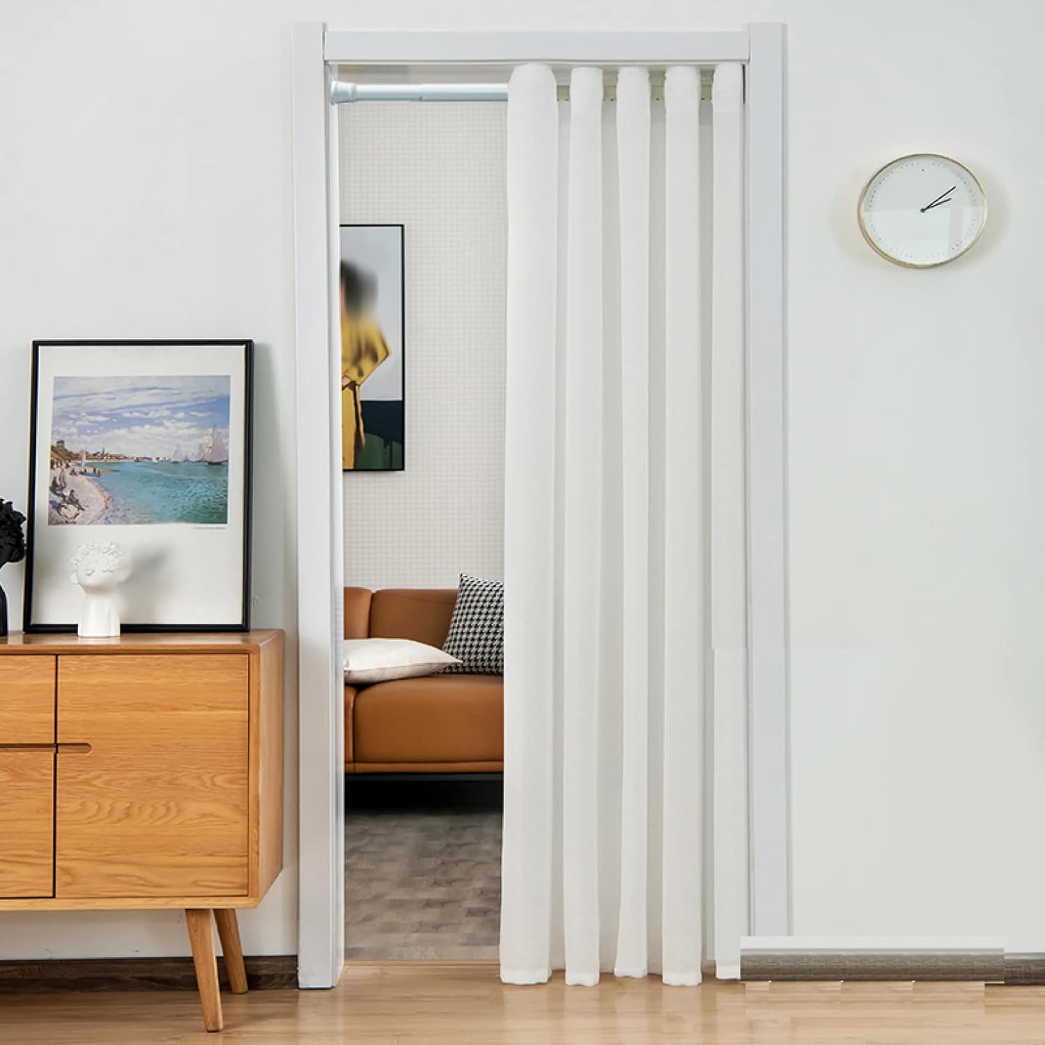【今日このごろ押さえる、超買得30％OFFクーポン券、2度汐合い絶無】中仕切り窓かけ 窓かけ のれん 突っ張り棒付き添い人 つっぱり式 つっぱり棒 つっぱり のれん窓かけ ロング丈 北欧風 つつみ隠し 無地 遮熱 今めかしい 四季兼用 お店用 部屋の入り口 臥し所 LX 150