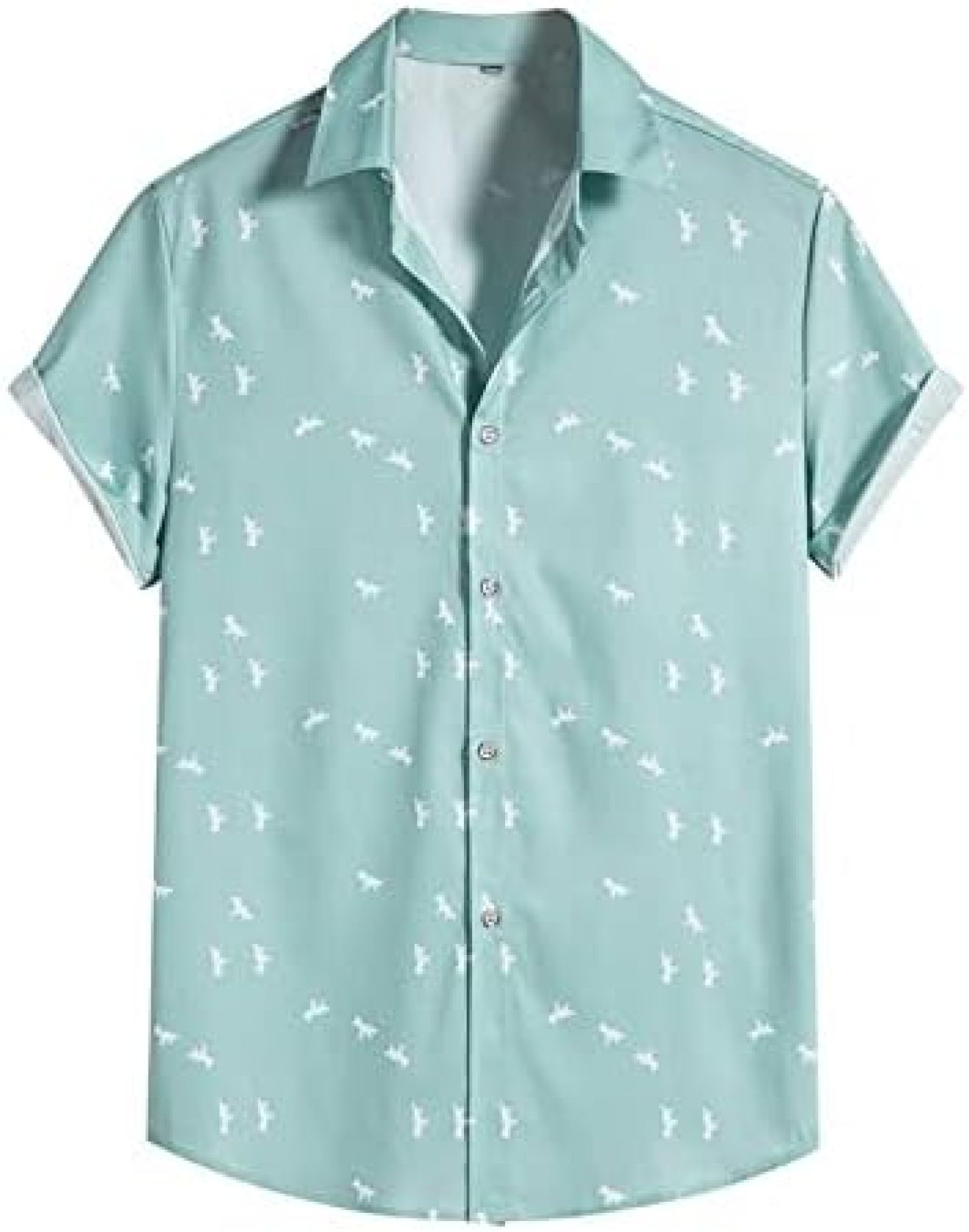 シャツ メンズ 柄シャツ カジュアルシャツ トップス 開襟シャツ ポロネック 日焼け止め ハワイアンシャツ ストレッチ 薄手 柄シャツ 通気性 コンフォート 快適 ハワイアン 大きいサイズ 夏用