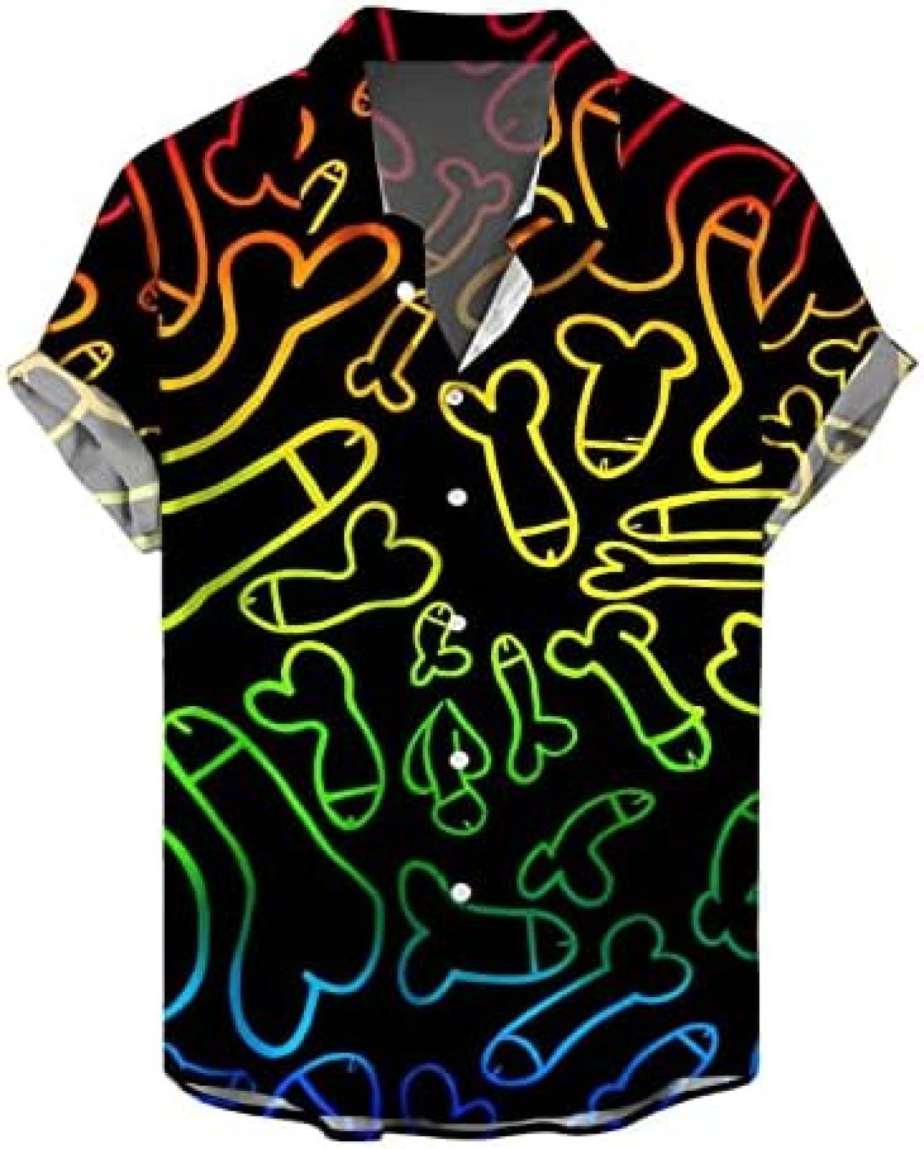 メンズ アロハシャツ ビーチシャツ おしゃれ プリント柄 大きいサイズ S-3XL 半袖シャツ