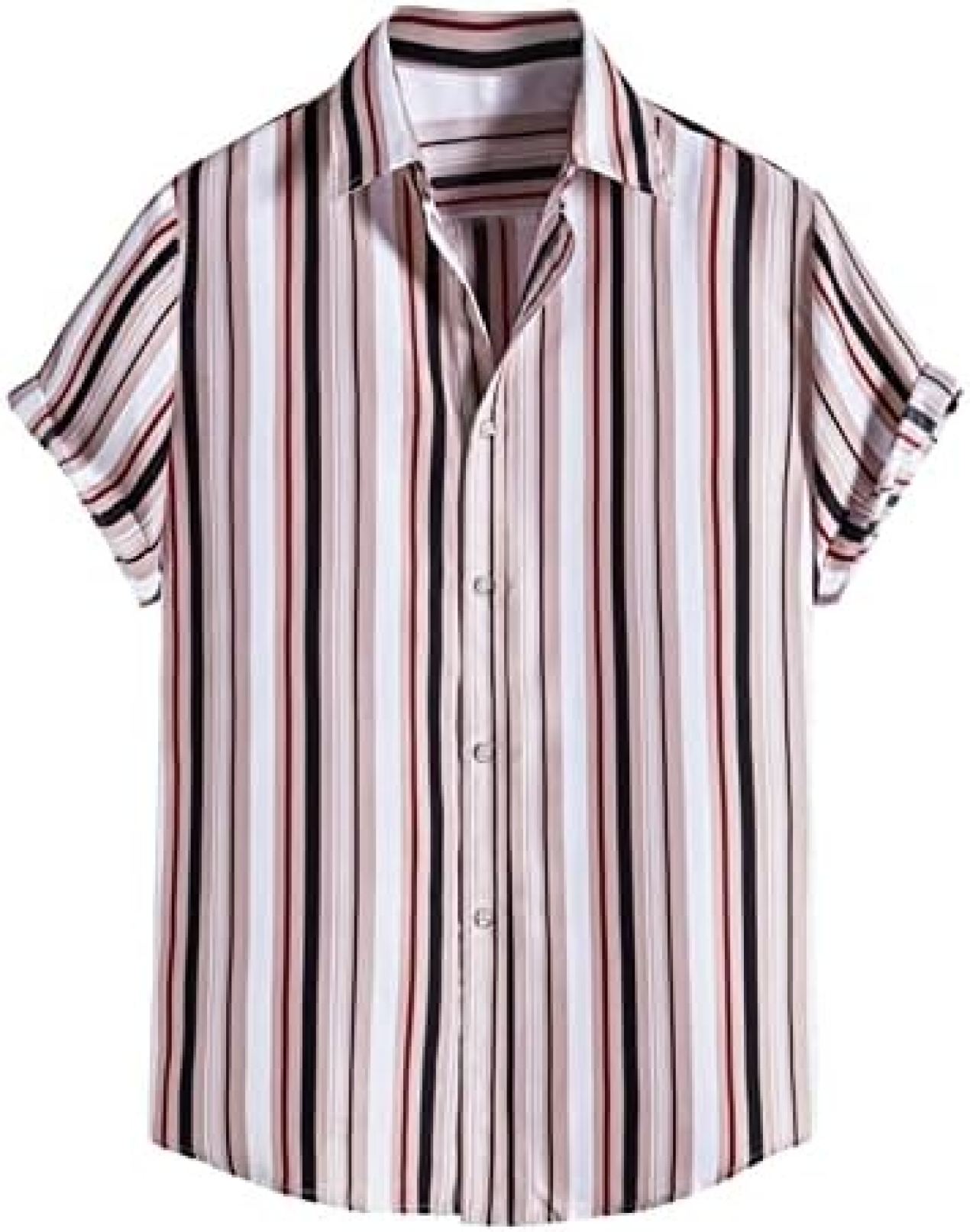 【全店通用25％OFFクーポン】ストライプシャツ メンズ 半袖 大きいサイズ アロハシャツ ワイシャツ 通気速乾 半袖シャツ UVカット プリントシャツ 爽やか カジュアル 誕生日 ラッシュガード 男女兼用 プレゼント 花火大｜大森麗萱