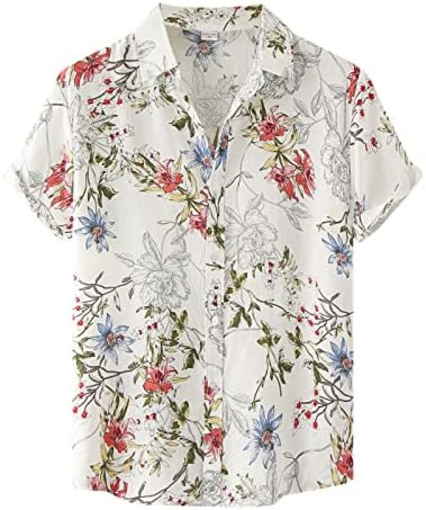 【全店通用25%OFFクーポン】アロハシャツ 半袖 メンズ 花柄 大きいサイズ リゾート 和柄 カジュアル 綿 シャツ ハワイアンシャツ ゆったり おしゃれ 開襟シャツ ビーチ 薄手 夏 リゾート 速乾 旅行 通気性|大森麗萱