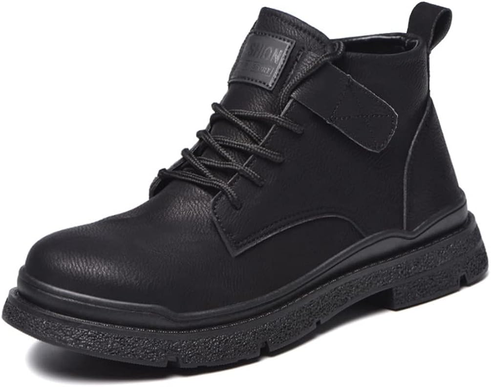 【25％OFFクーポン】ハイカットセーフティーシューズ作業靴メンズブーツワークブーツ安全靴先芯入りつま先保護踏み抜き防止ベルクロ調整可能レースアップワーキング溶接旋盤工事建築業務大きいサイズ