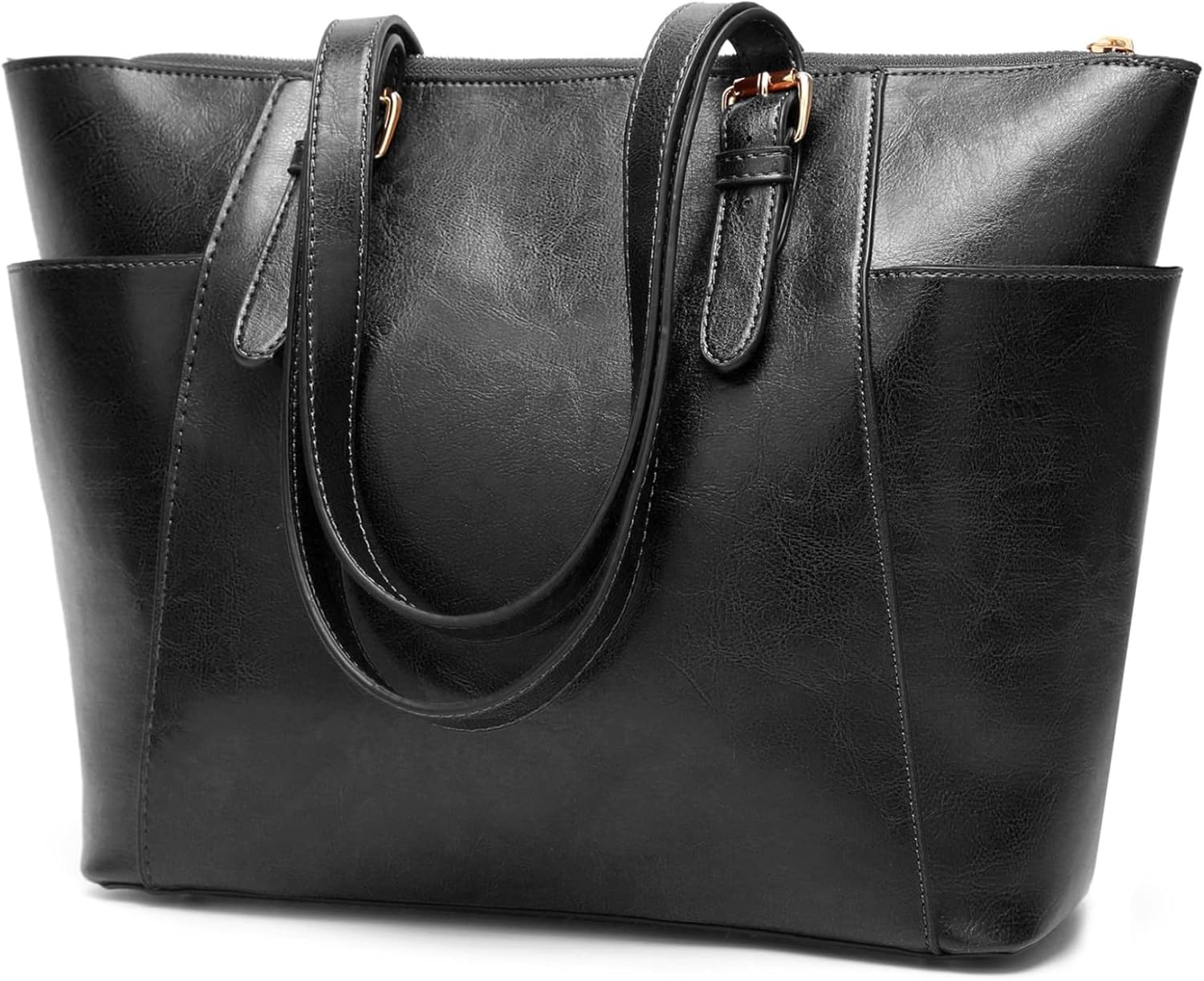 【全店通用25%OFFクーポン】レディース トートバッグ puレディース 大容量 A4対応 ハンドバッグ 撥水 ショルダーバッグ ビジネス 丈夫 人気 プレゼント 就活 マザーズバッグ サイドポケット マチ幅広 自立型 人気|大森麗萱