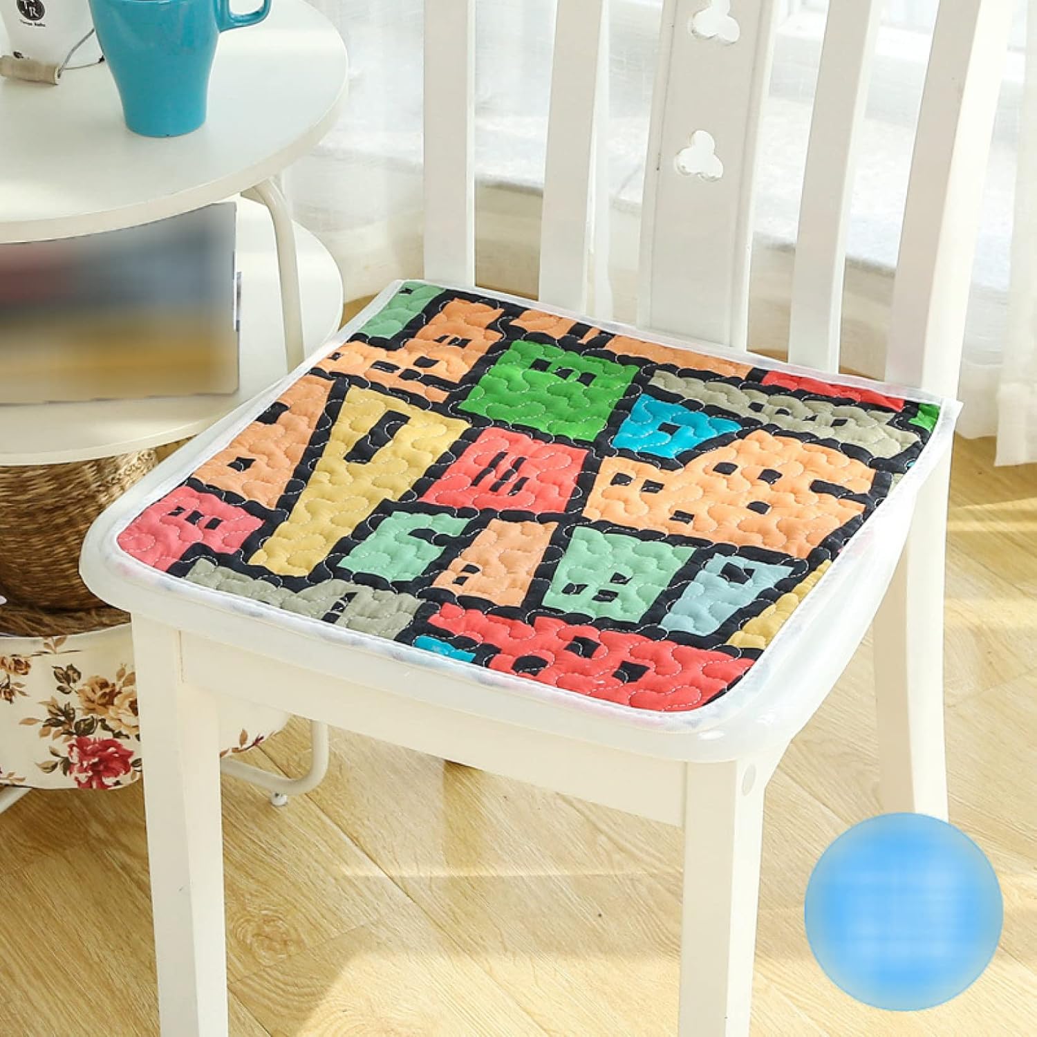 椅子 様式１２ クッション 40*40cm*2 低反発 ダイニングチェアクッション 座布団 正方形 四角 クッション ふわふわ 無地 おしゃれ ひも付き ざぶとん 座椅子 一人掛け チェアパッド 座面