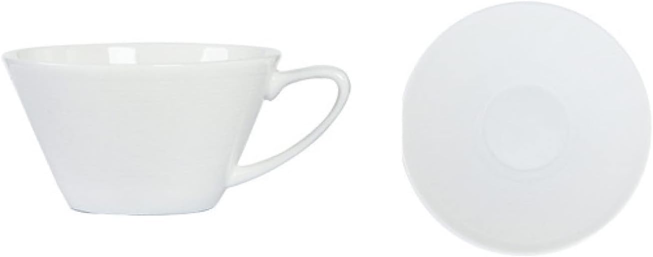 【25％OFFクーポン】マグカップ 陶器 230ml 白色 無地 ソーサー付き クリスマス ギフト カップル ホーム オフィス コーヒーショップ 喫茶店 人気 ご夫婦 結婚記念日 新築祝い 女性 男性 可愛い エスプレッソカ