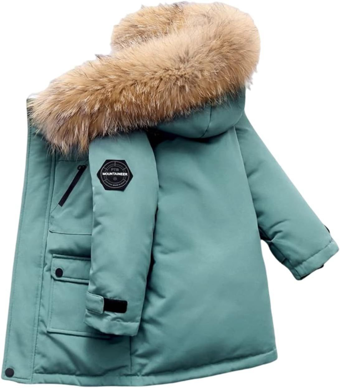 【20%OFFクーポン】キッズ ダウンジャケット 子供 男の子 ダウンコート ベンチコート フード付き ファー付き 中綿コート アウター ジュニア 防寒 保温 おしゃれ ボーイズ 通学 雪遊び 冬|大森麗萱